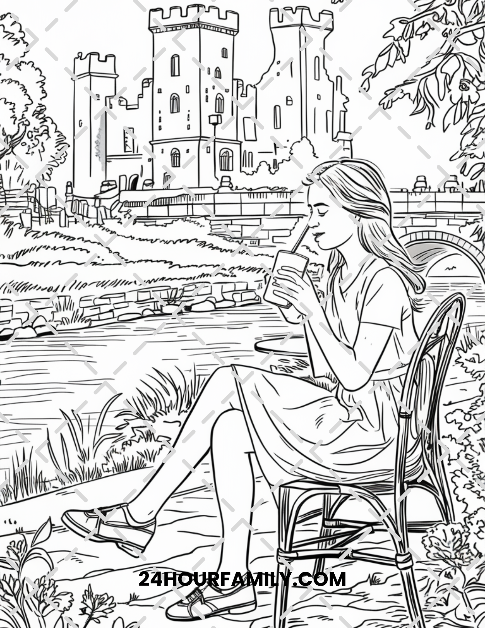aesthetic coloring sheets