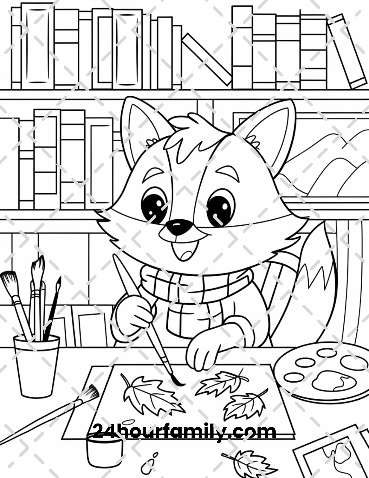 woodland creature coloring pages