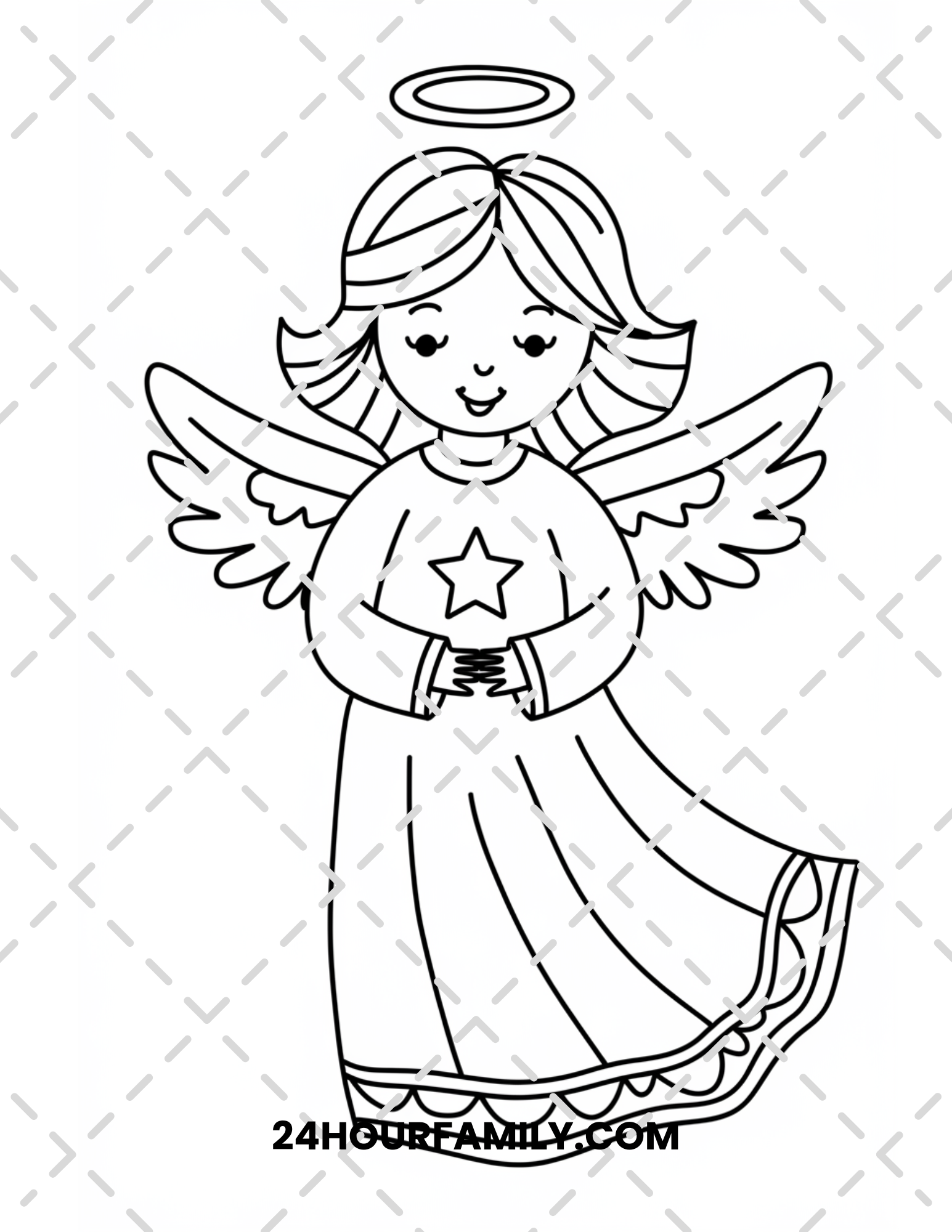 angel coloring pages