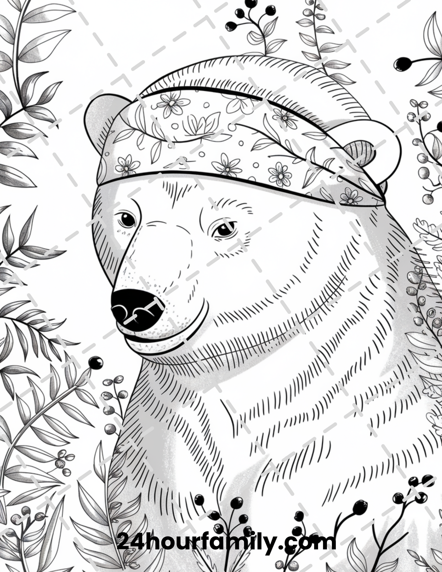 polar bear coloring pages