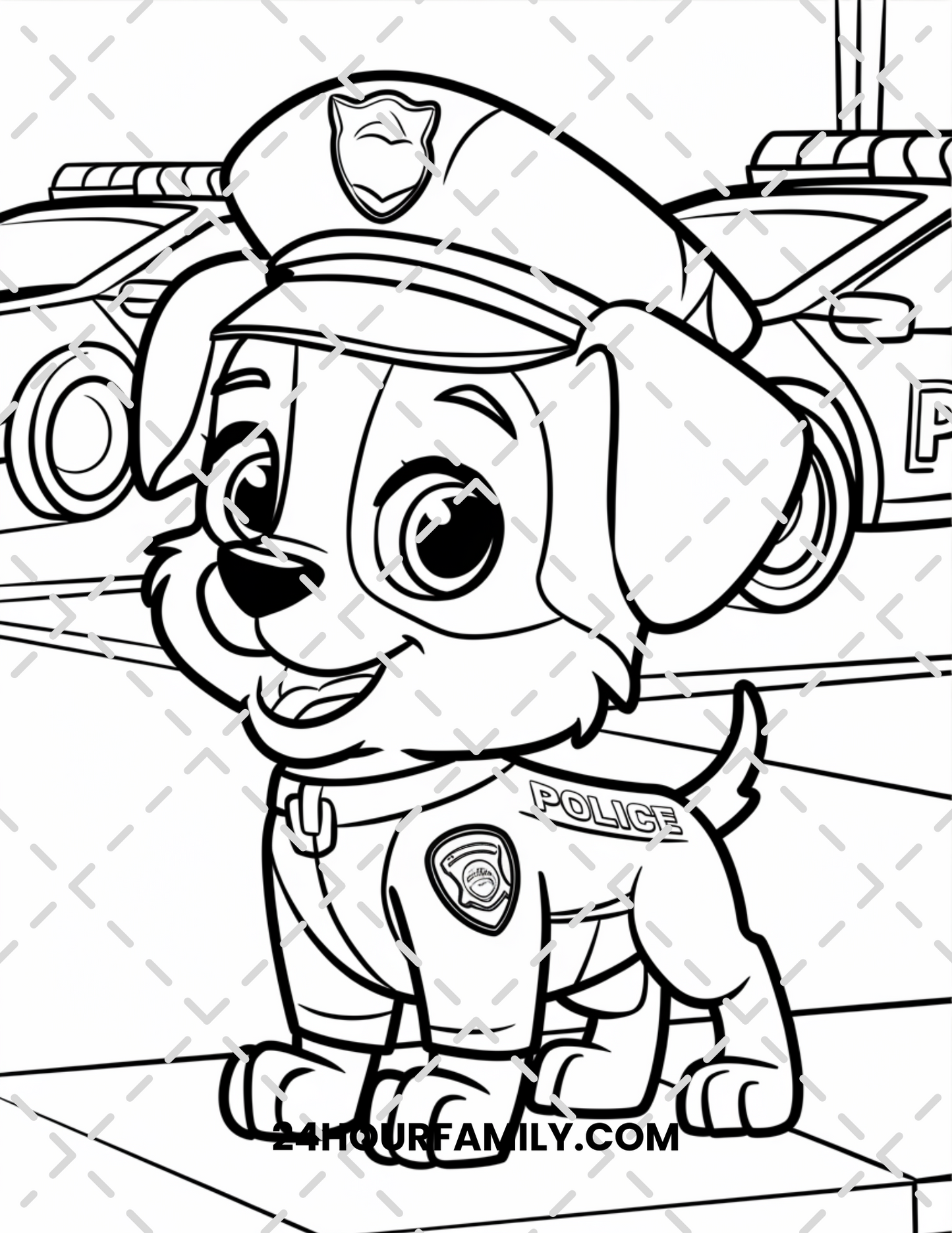 cute puppy coloring pages