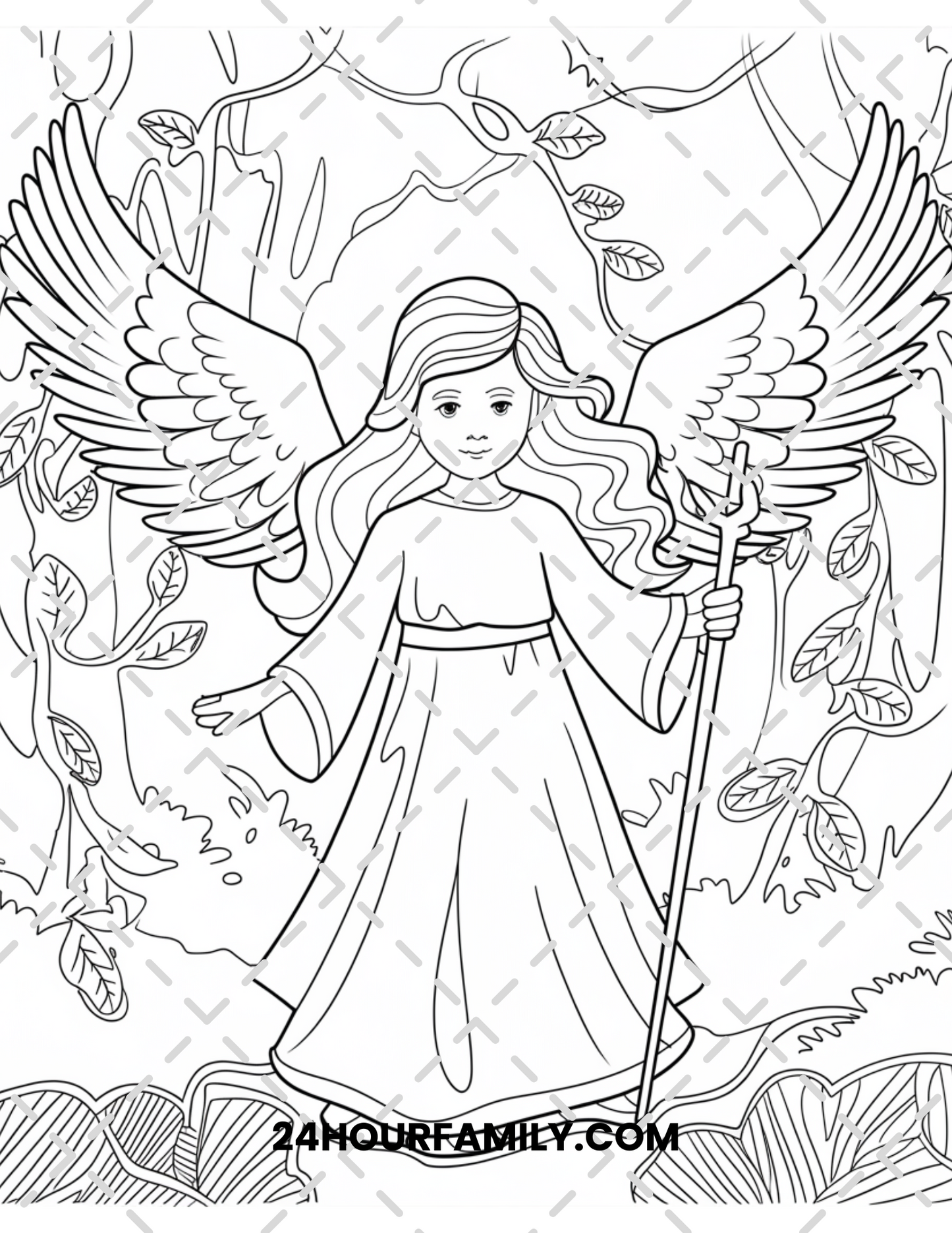 angel coloring pages