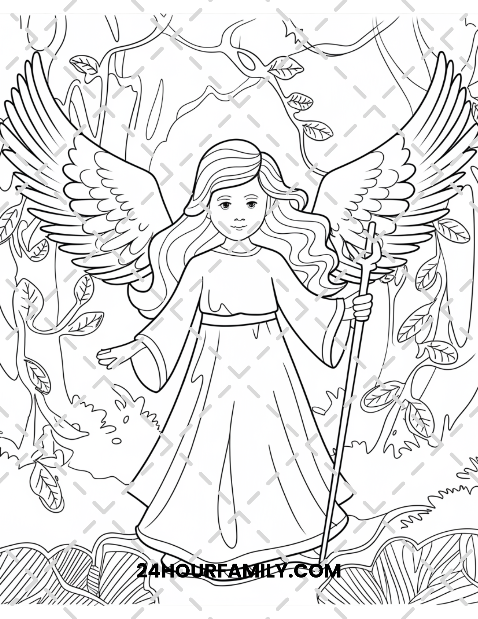 angel coloring pages
