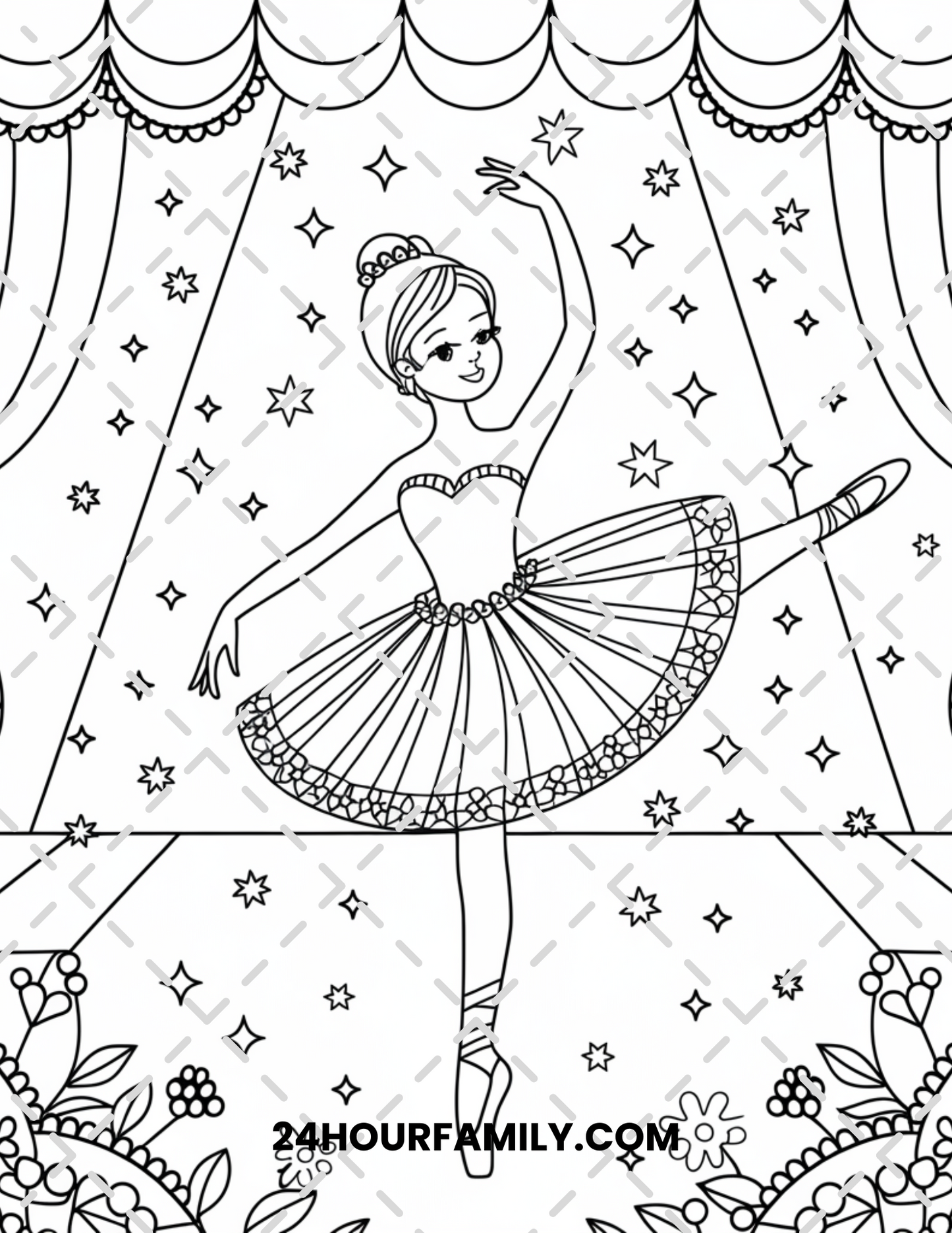 ballerina coloring pages