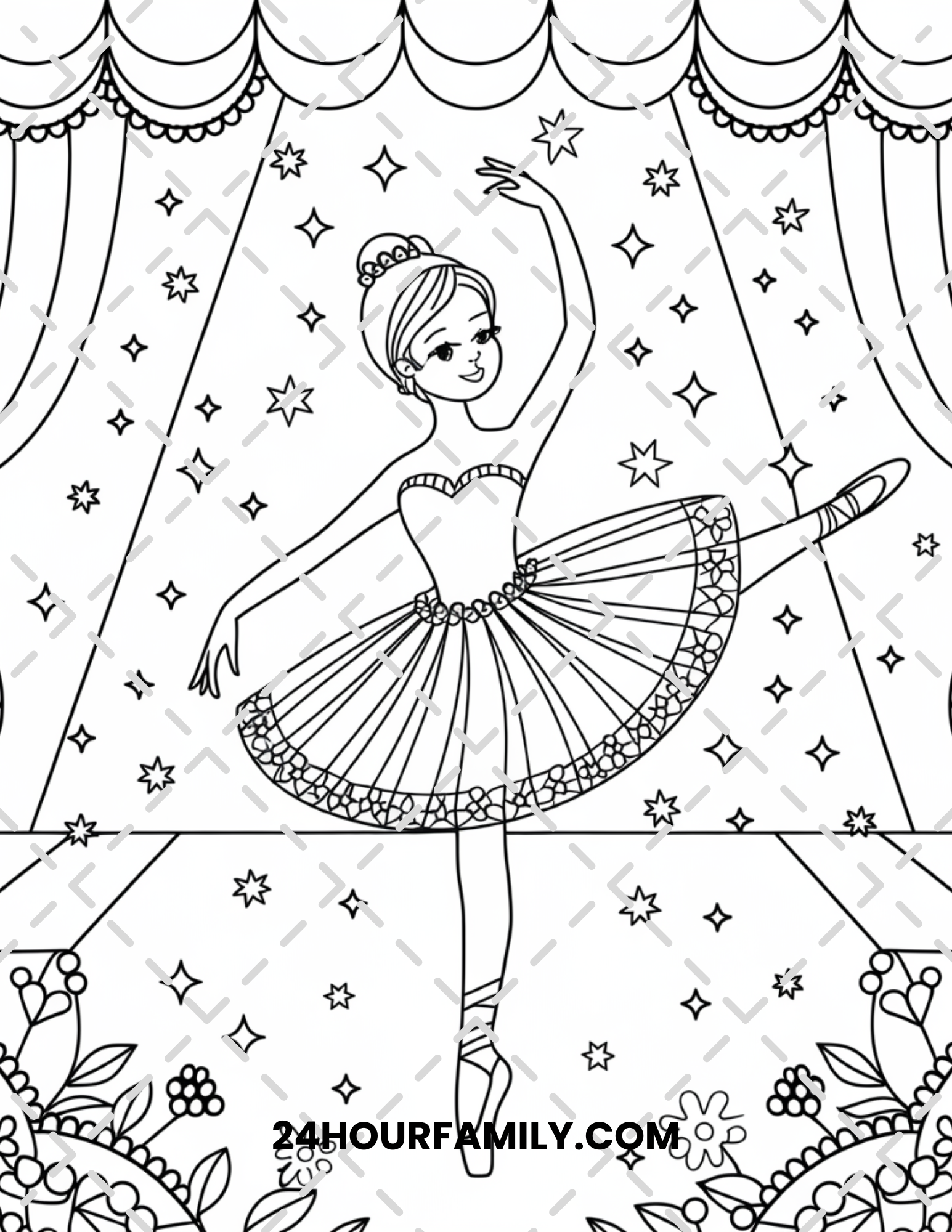 ballerina coloring pages