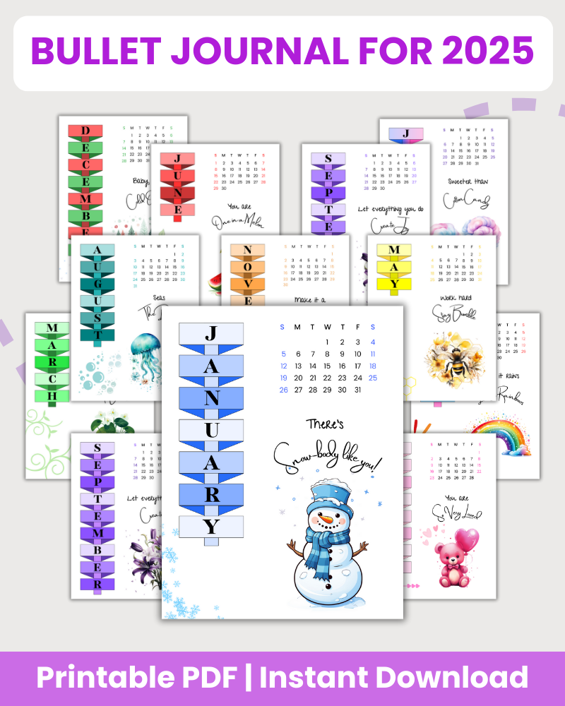 bullet journal for 2025