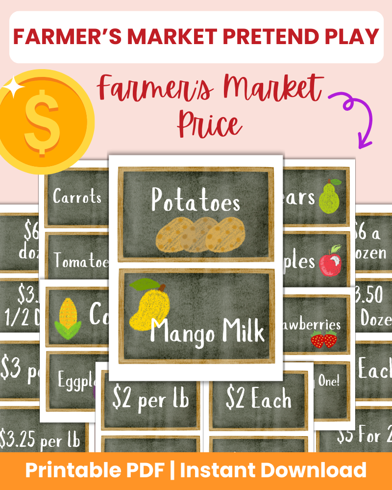 Pretend Play Farmers' Market