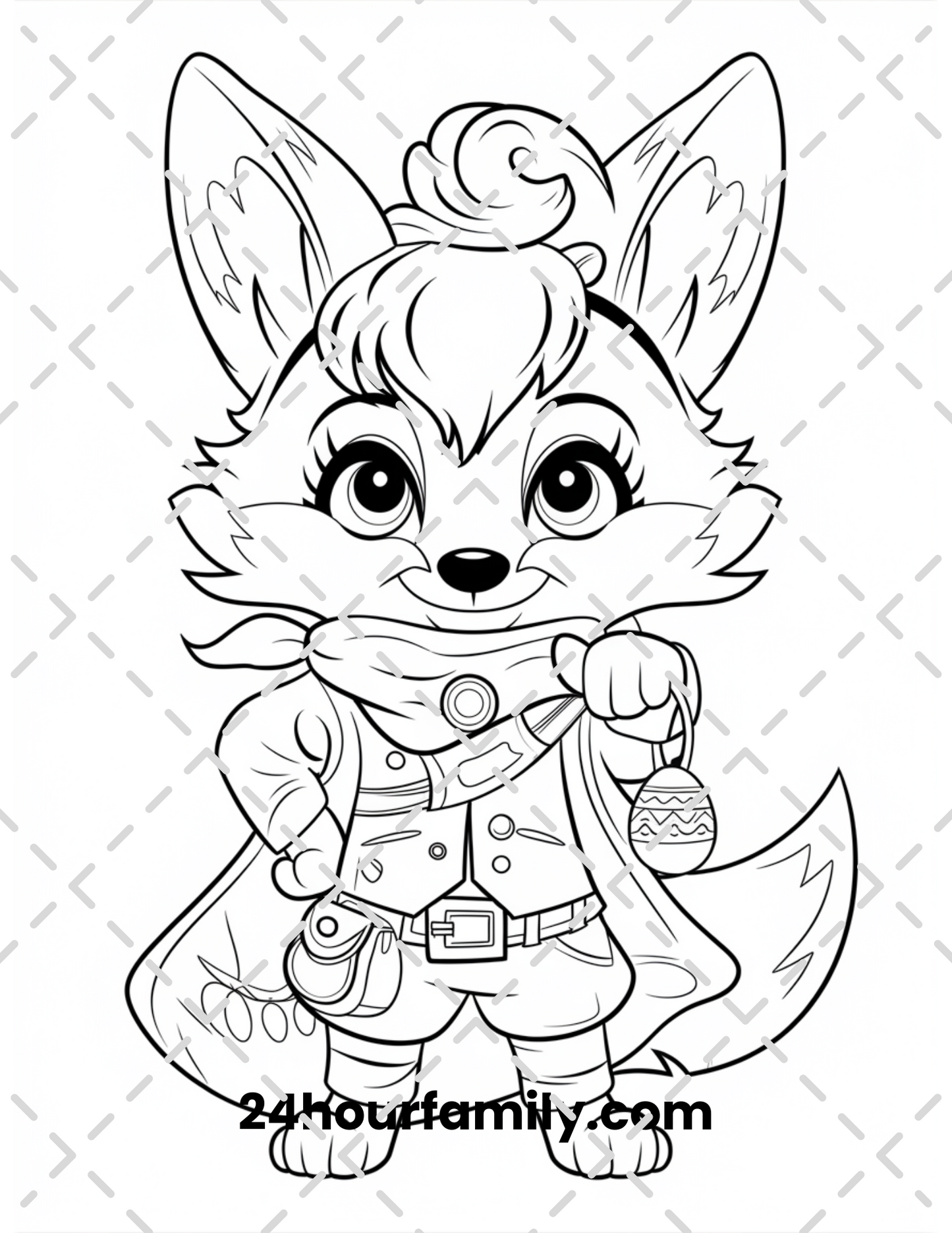 woodland creature coloring pages