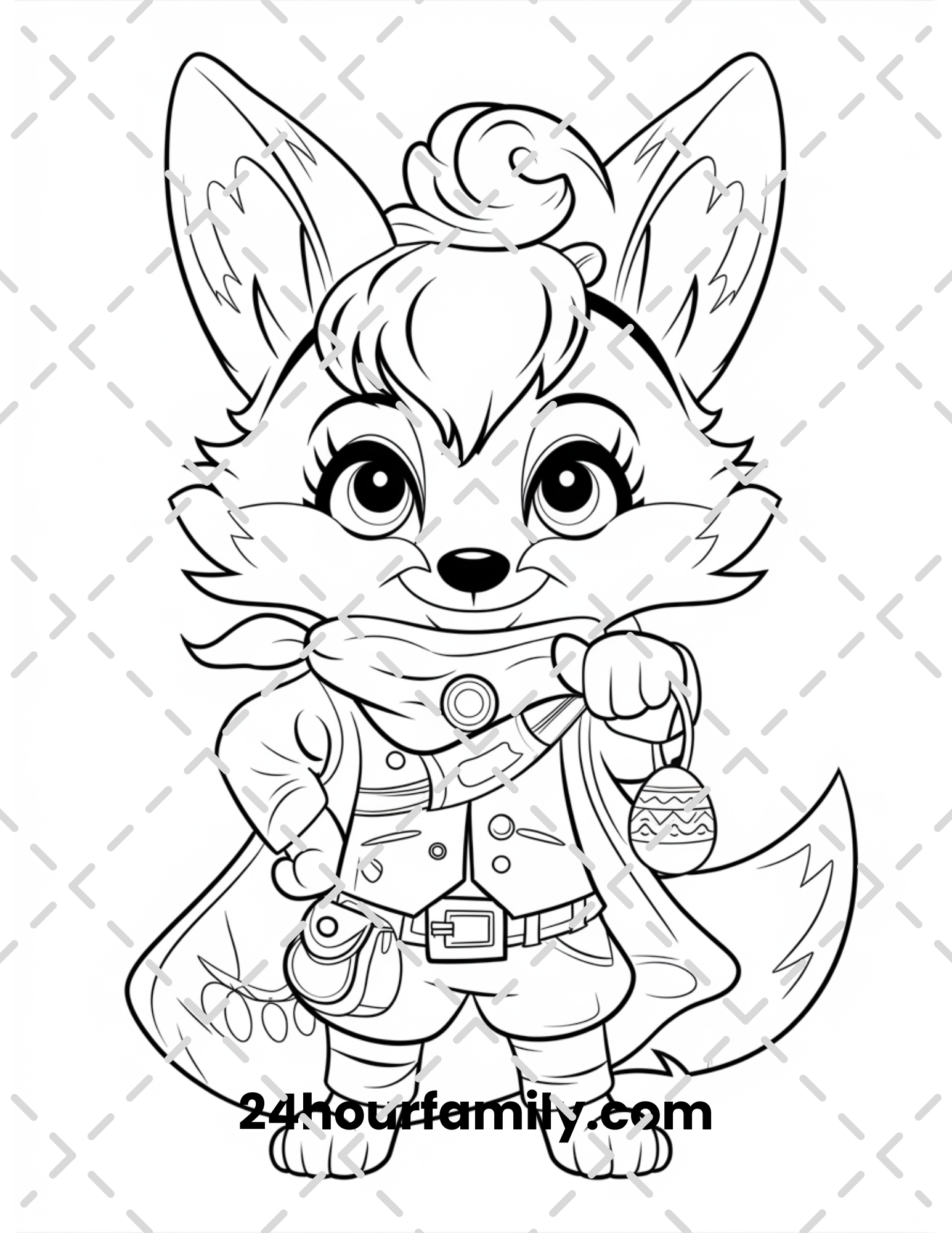woodland creature coloring pages