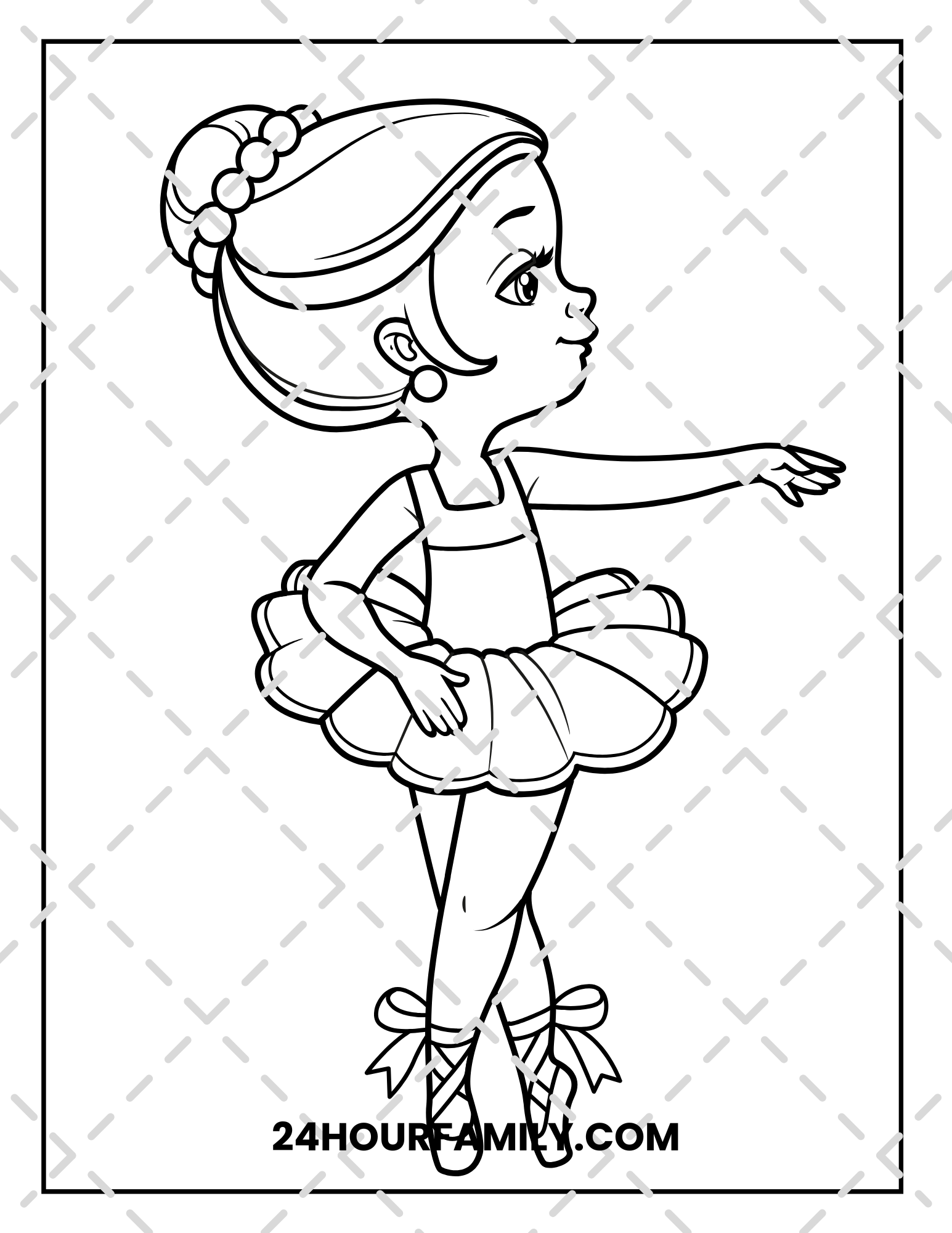 ballerina coloring pages