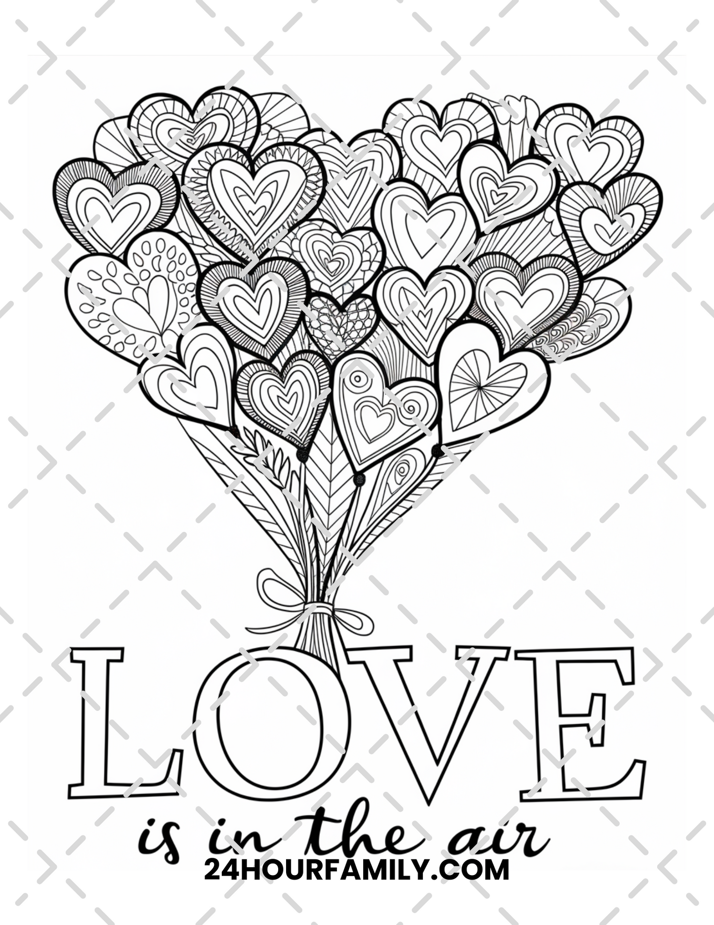 valentine coloring pages for adults