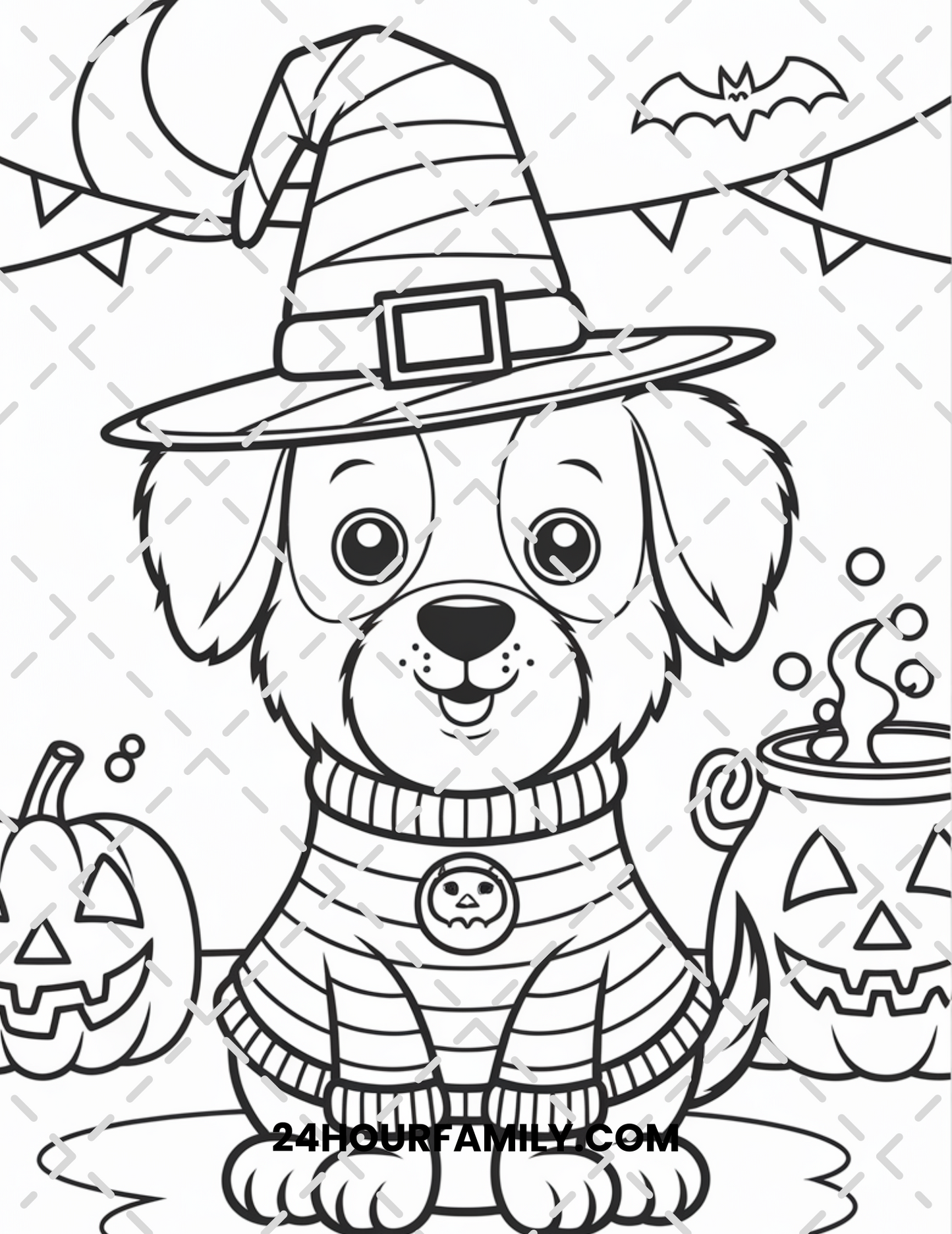 cute puppy coloring pages