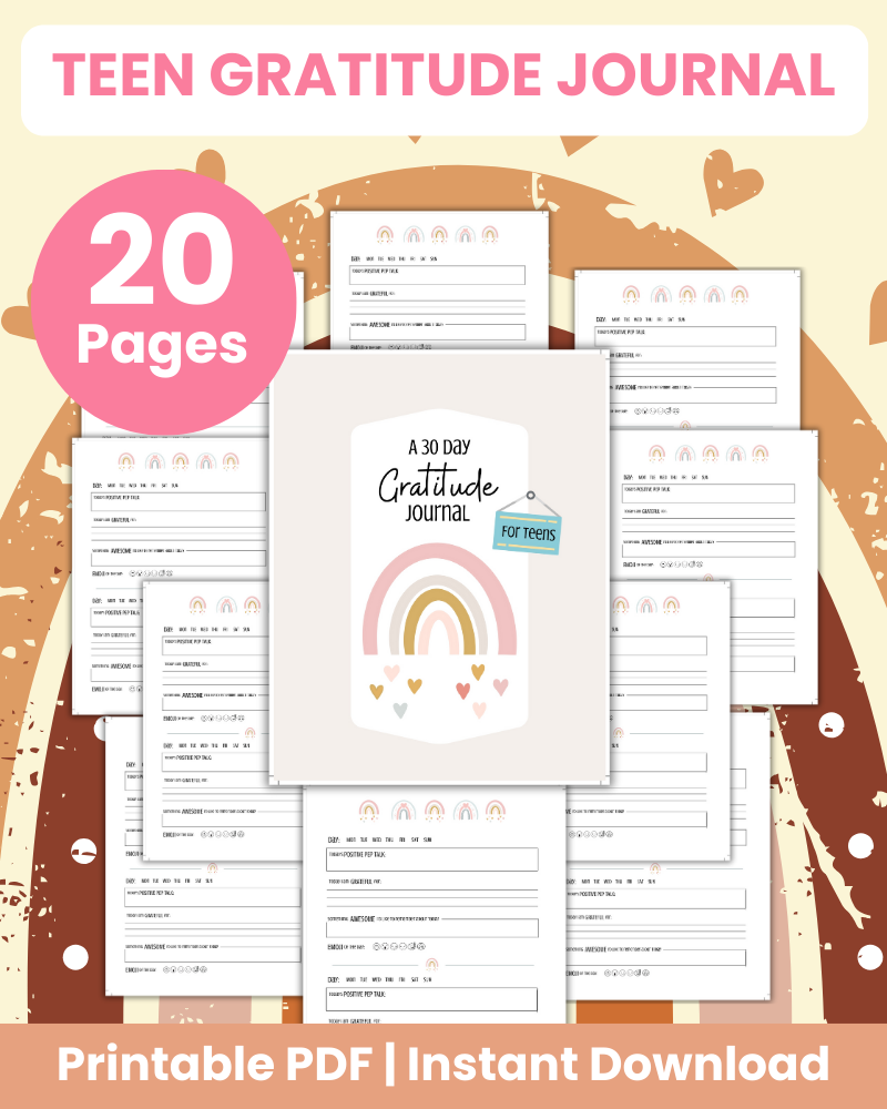 teen gratitude journal