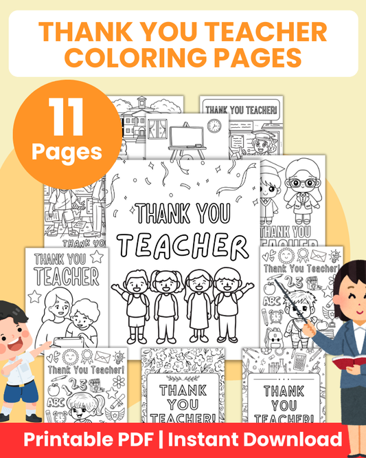 thank you teacher coloring pages