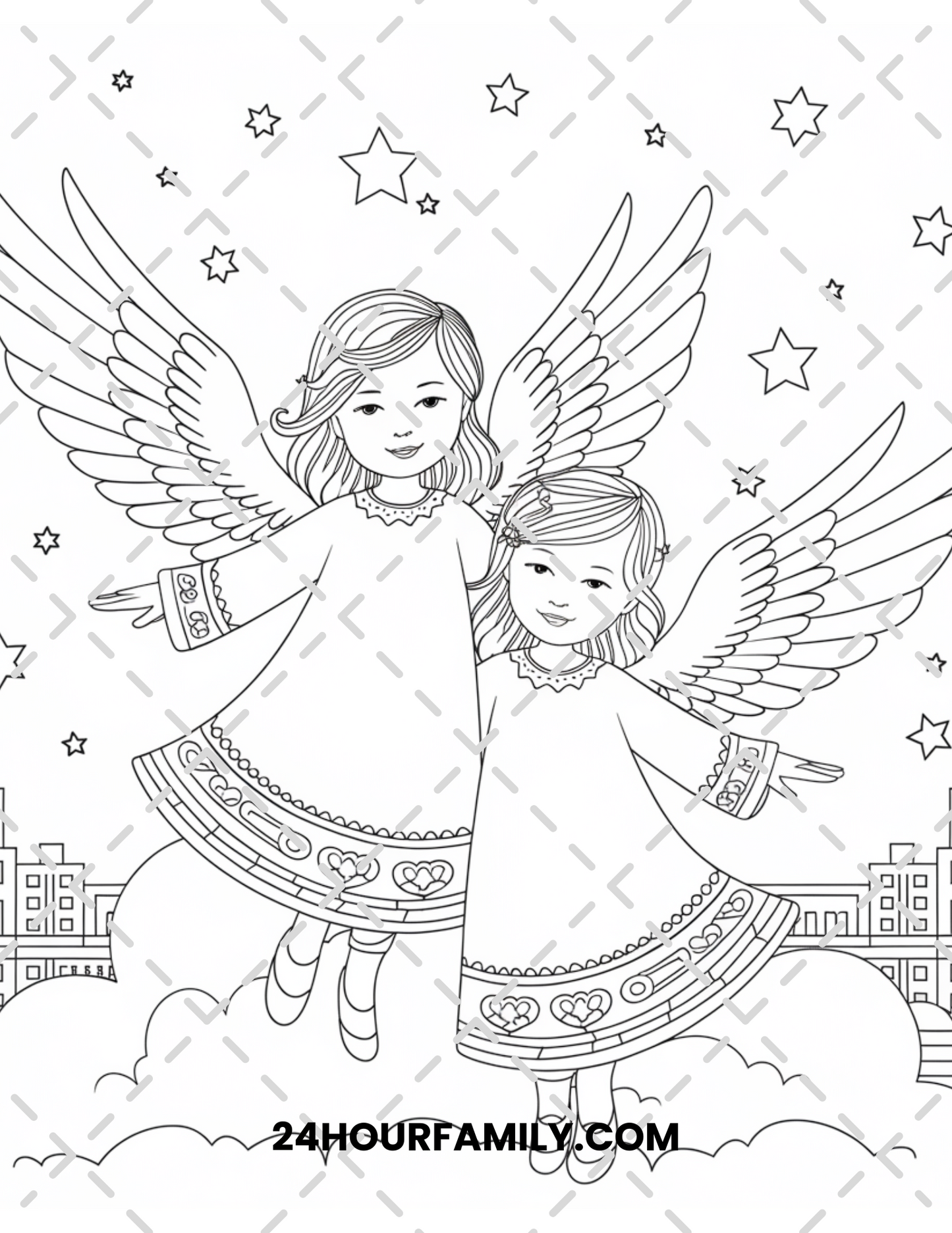 angel coloring pages