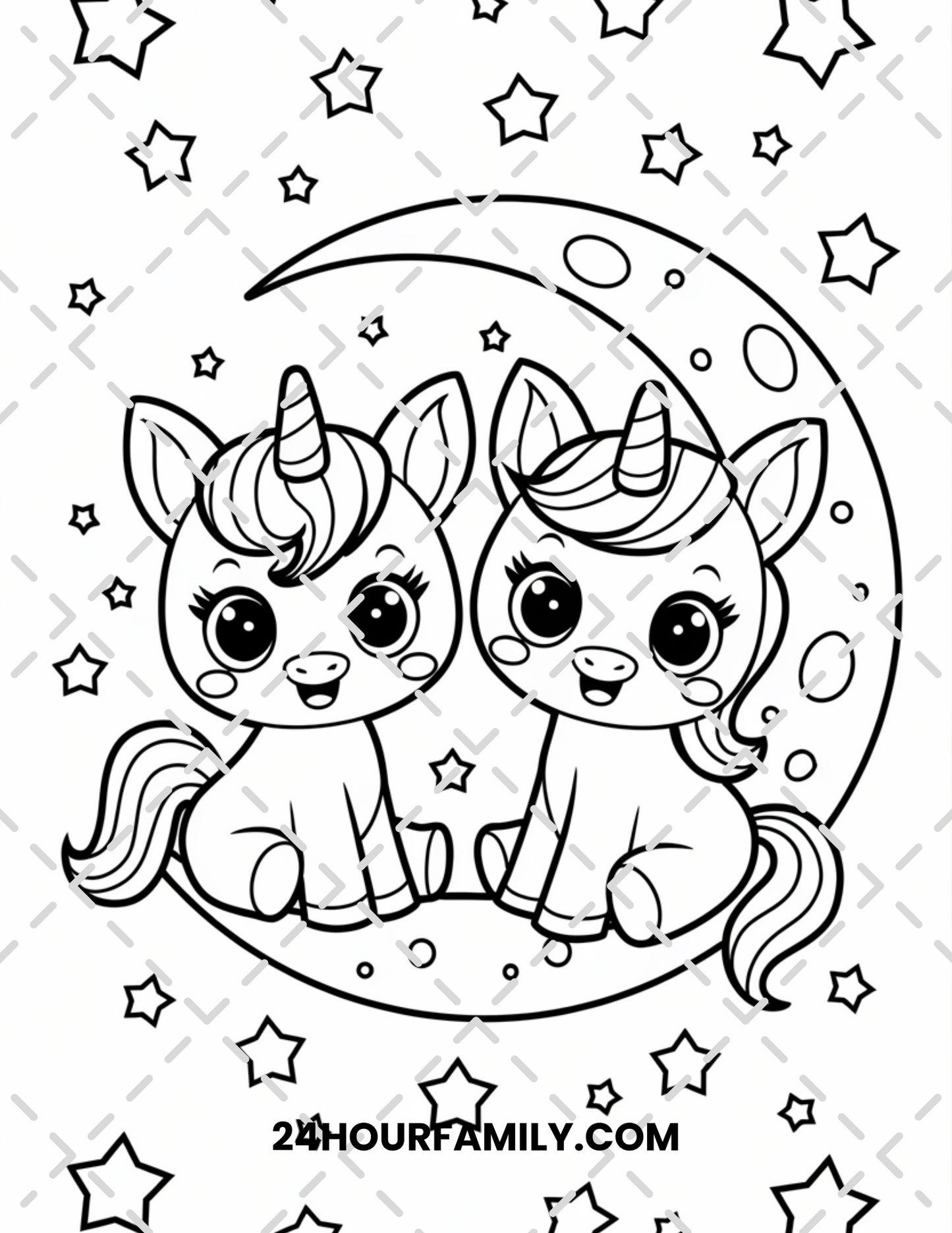 unicorn valentine coloring pages