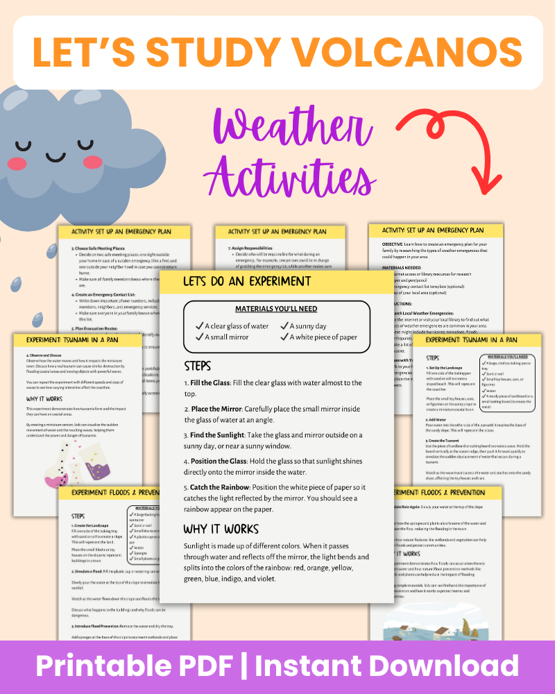 let's study weather printable 96 pages