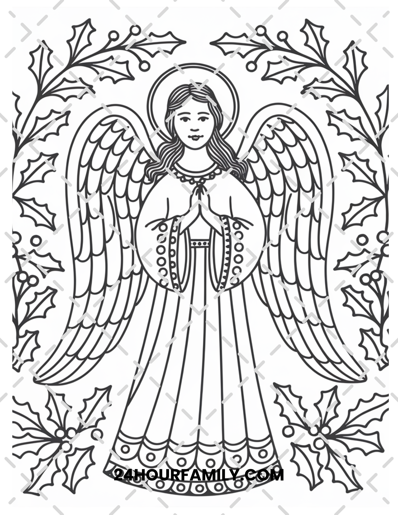 angel coloring pages