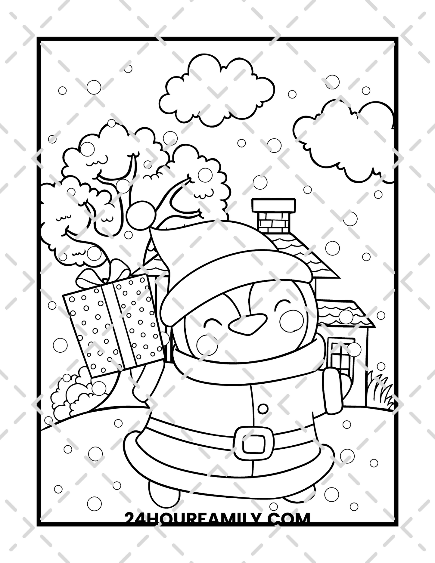 january coloring pages