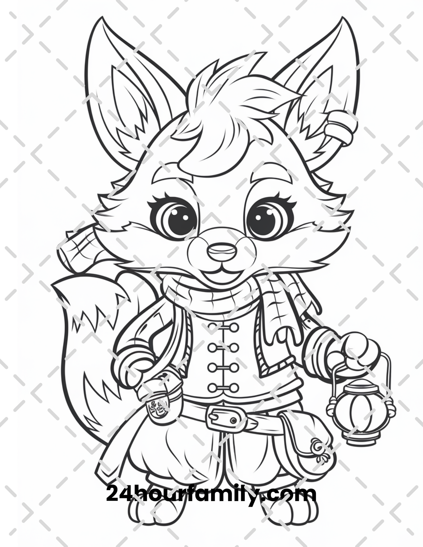 woodland creature coloring pages