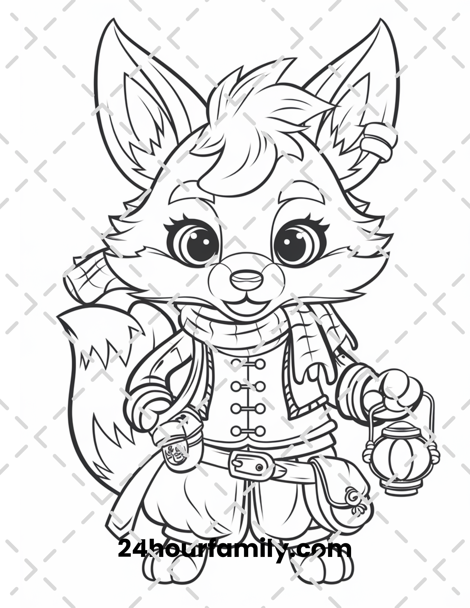 woodland creature coloring pages