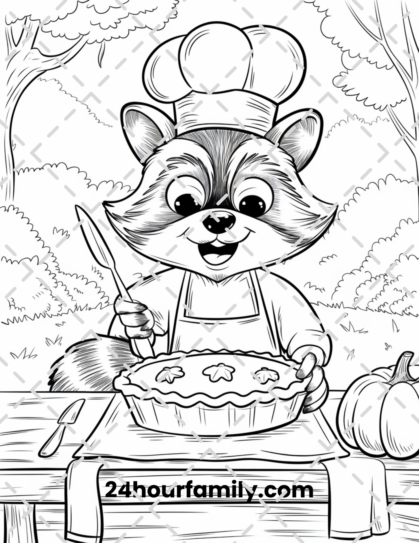 woodland creature coloring pages