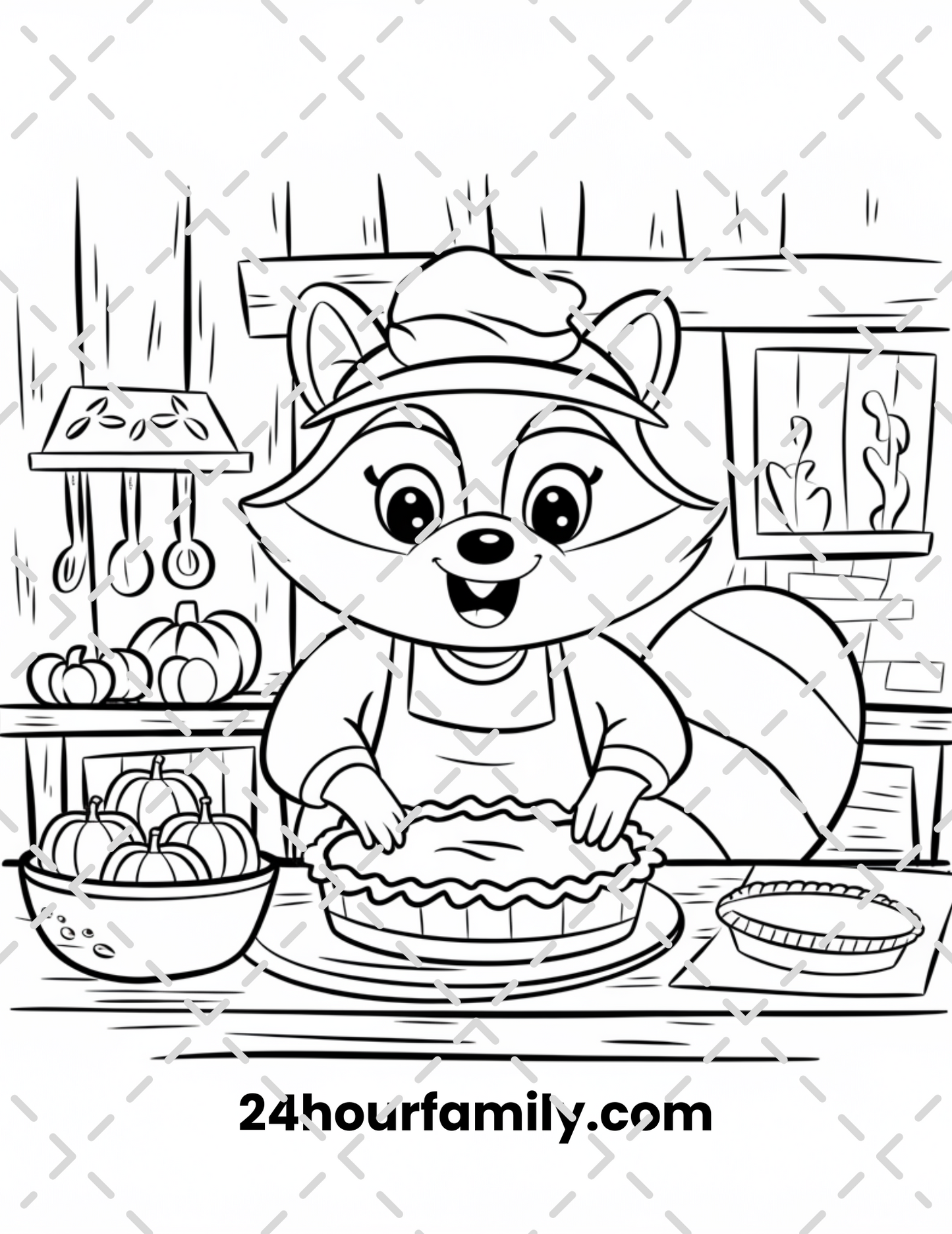 woodland coloring pages