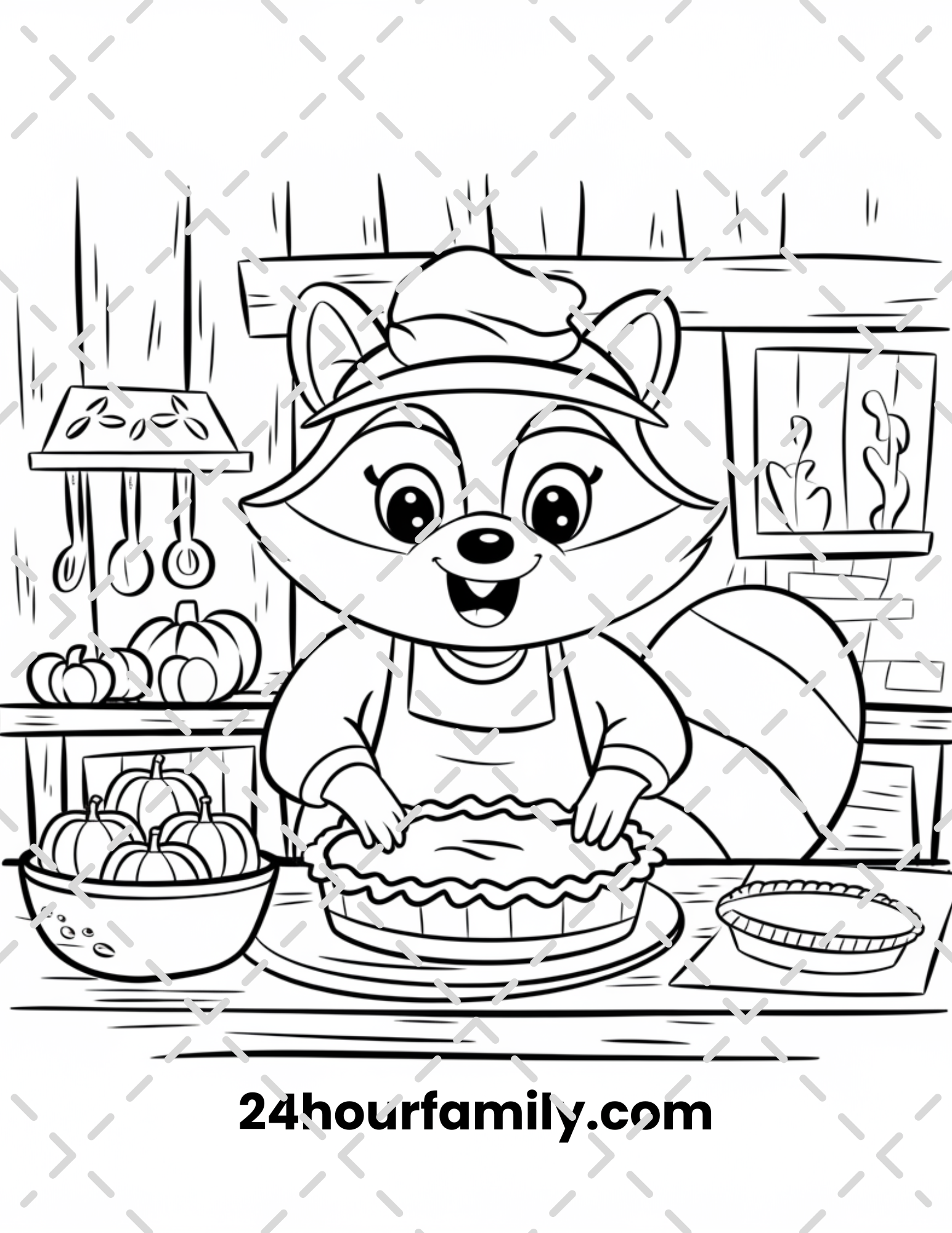 woodland coloring pages