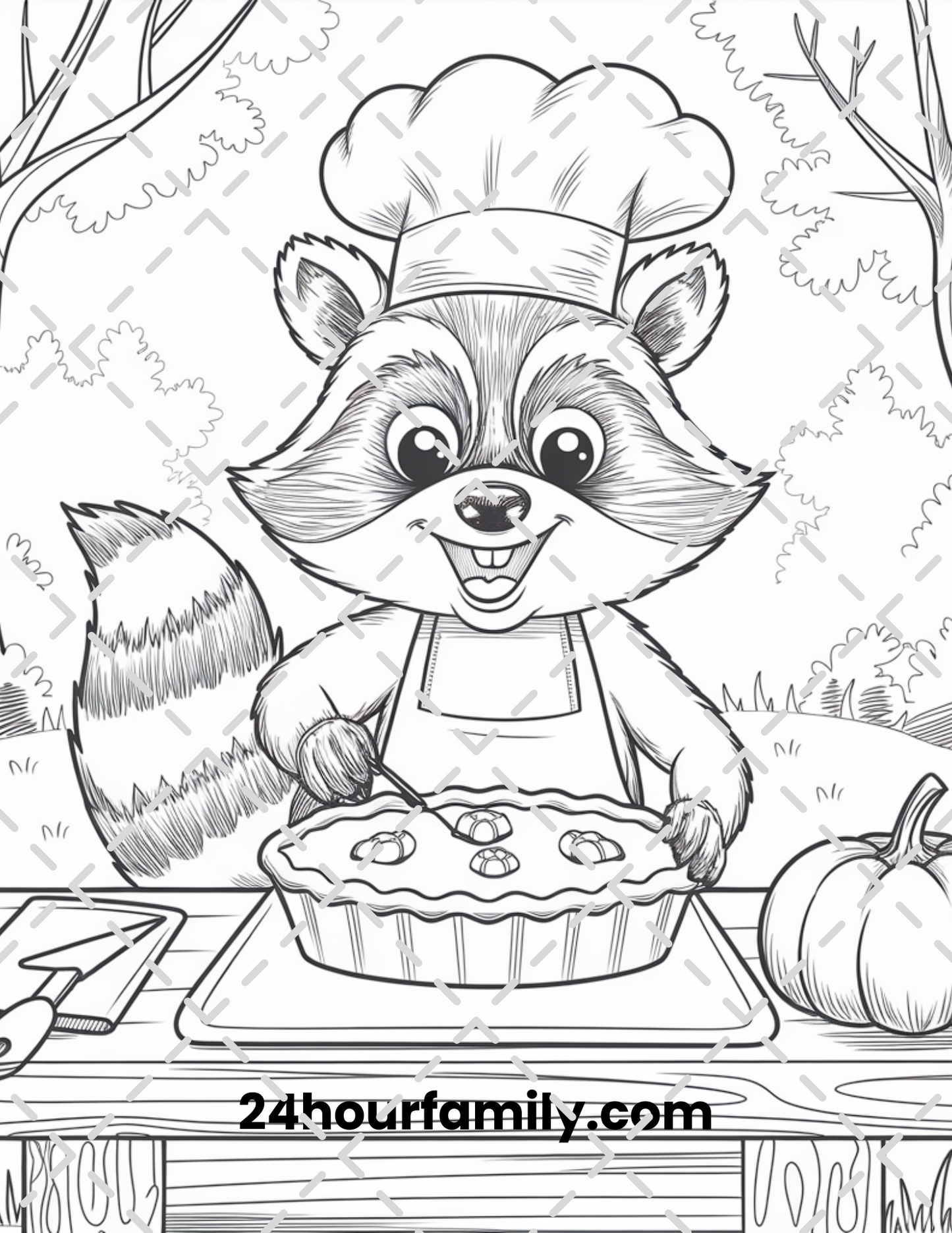 woodland creature coloring pages