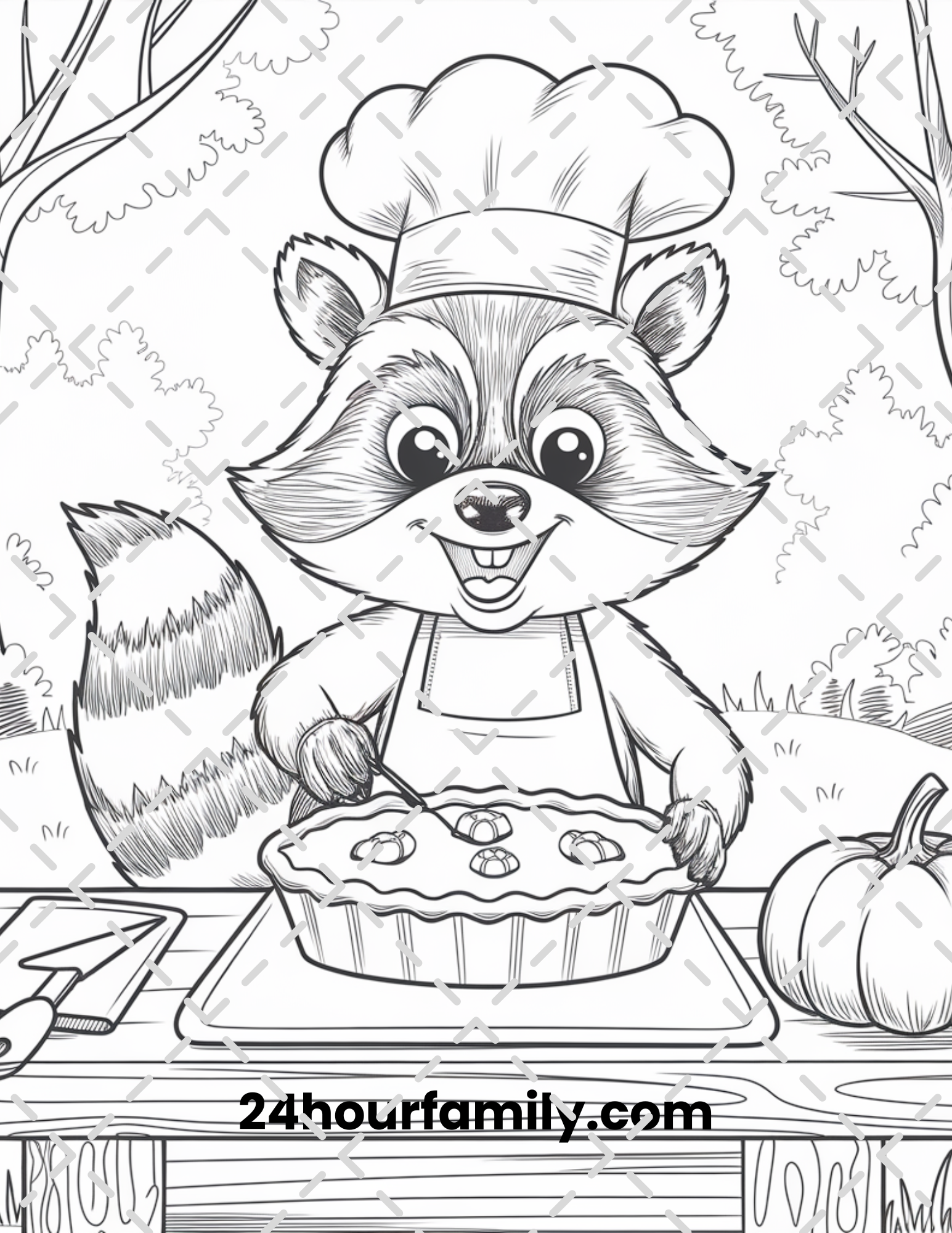 woodland creature coloring pages