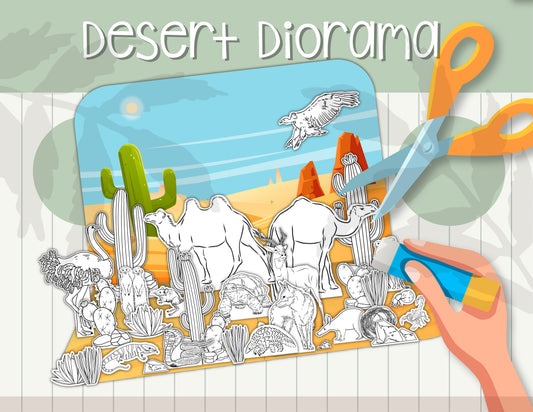Printable Desert Diorama (10 Pages)