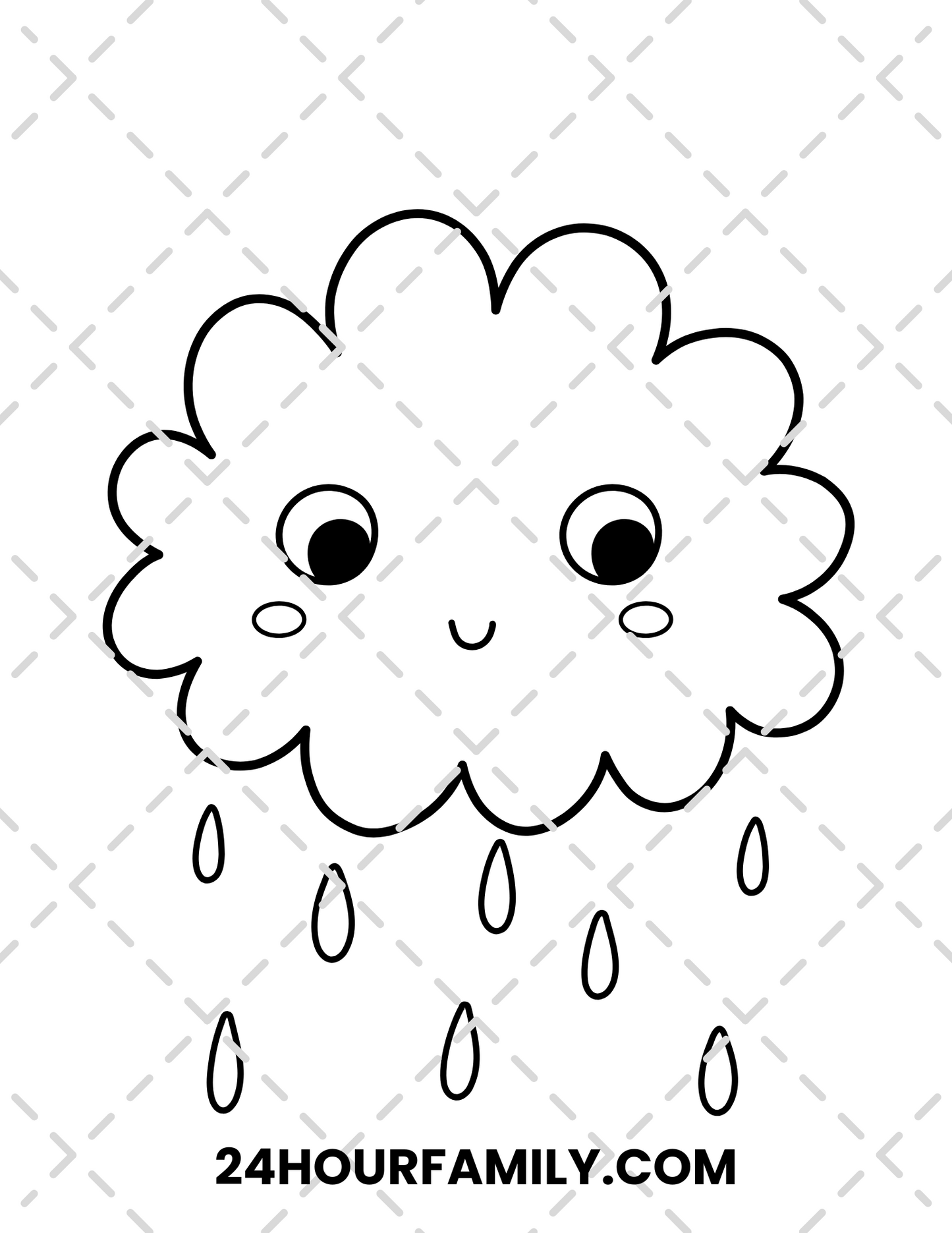 Simple Weather Coloring Pages with 16 Pages