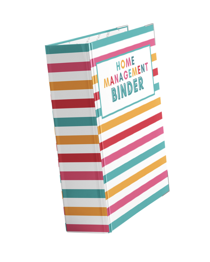 Home Management Binder - 124 Pages