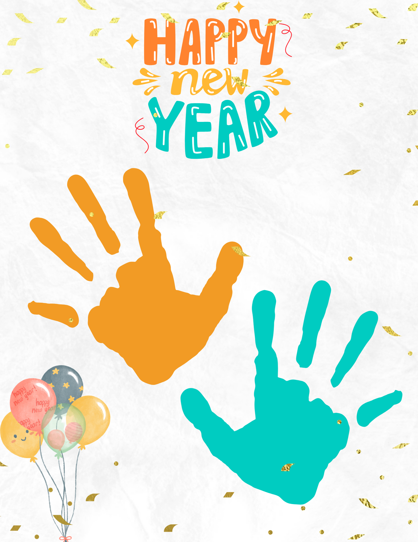 Ultimate Handprint and Footprint Art Bundle (Includes 72 Pages)