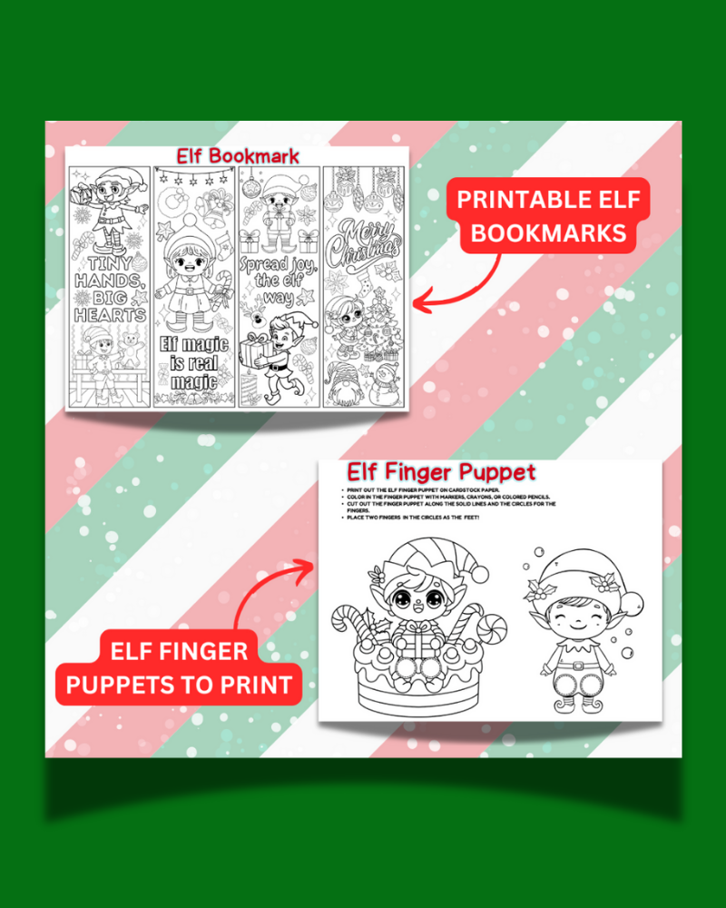 Elf Activities Printable Bundle