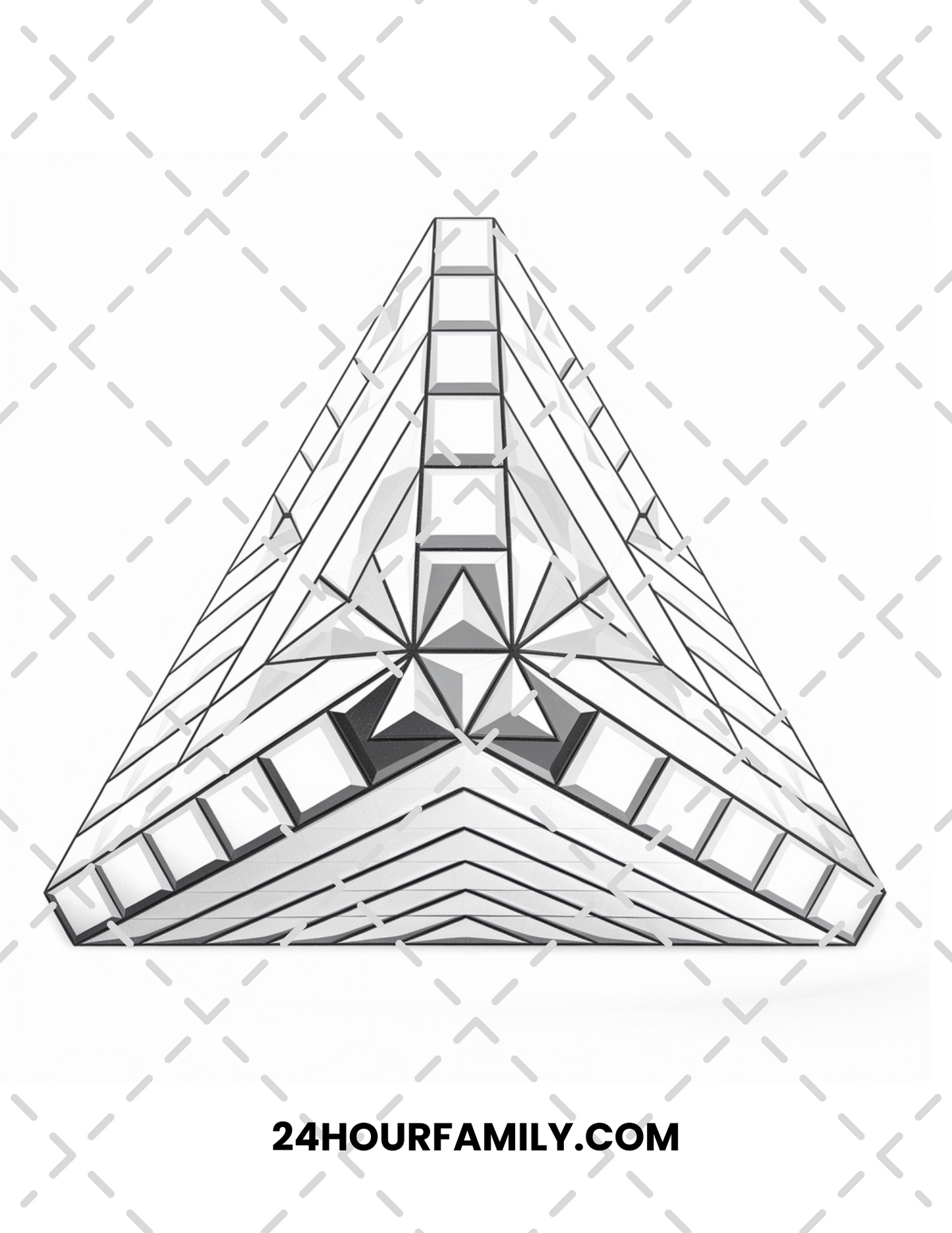 3d coloring pages printable