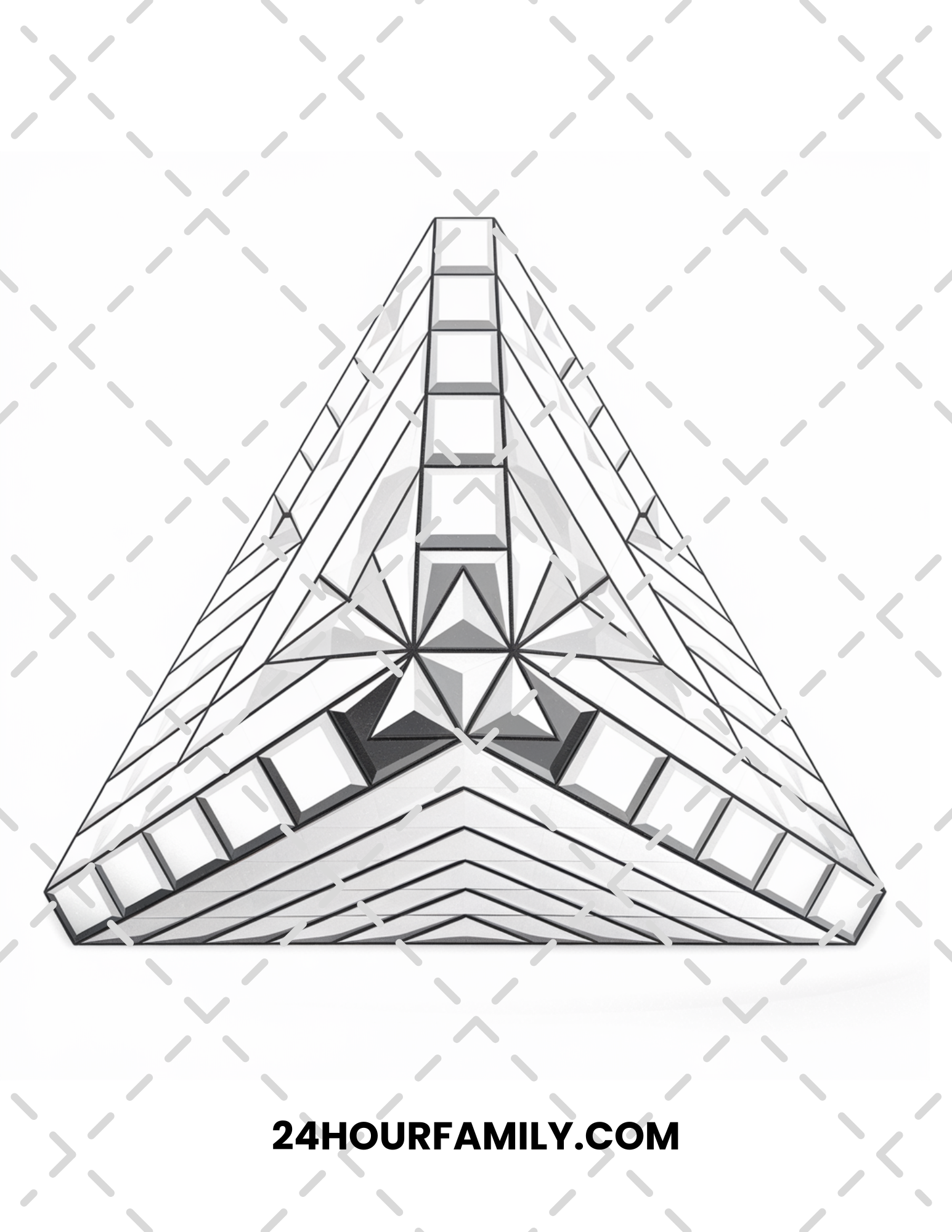 3d coloring pages printable