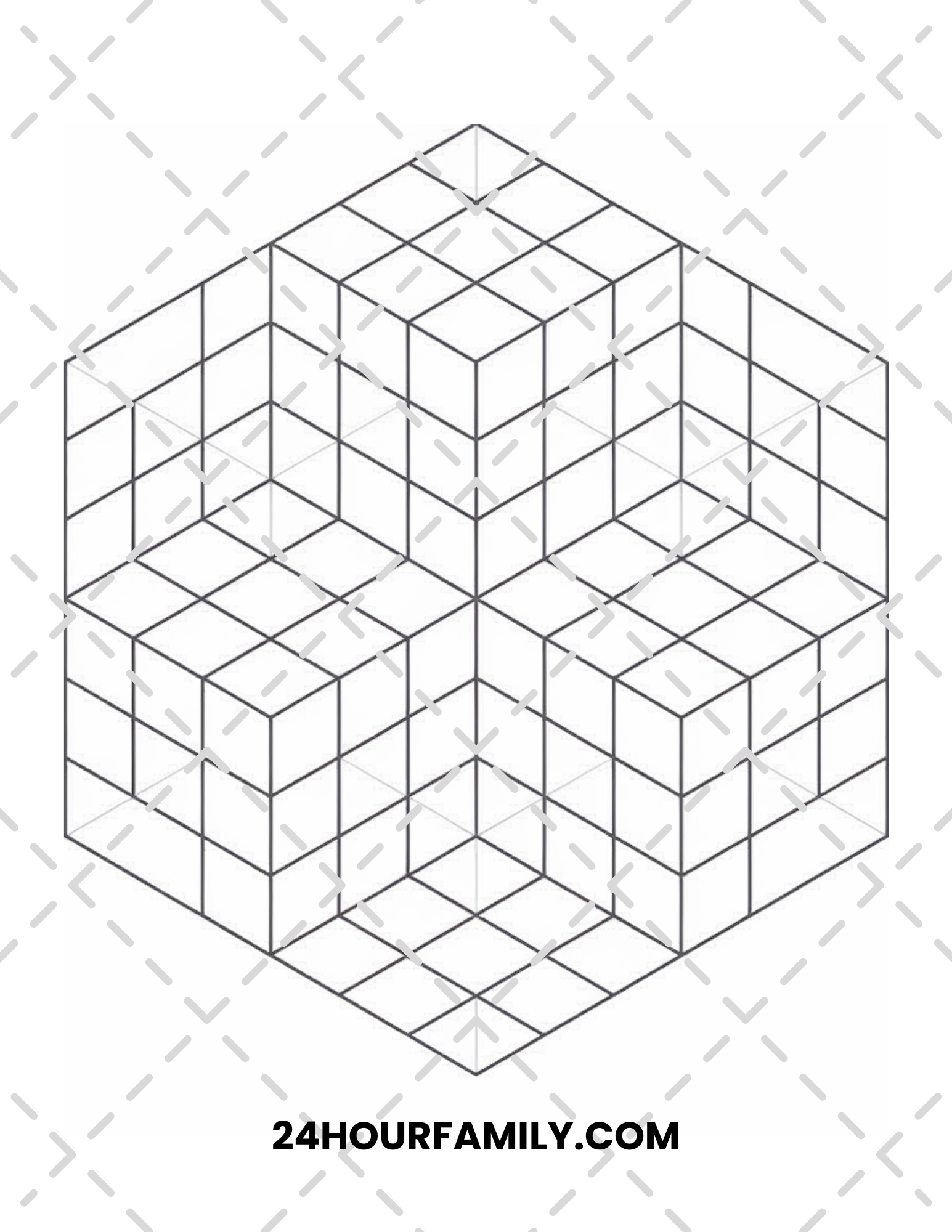 3d coloring pages