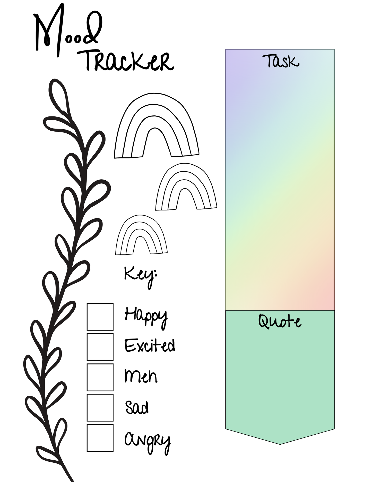 Printable Bullet Journal for 2025