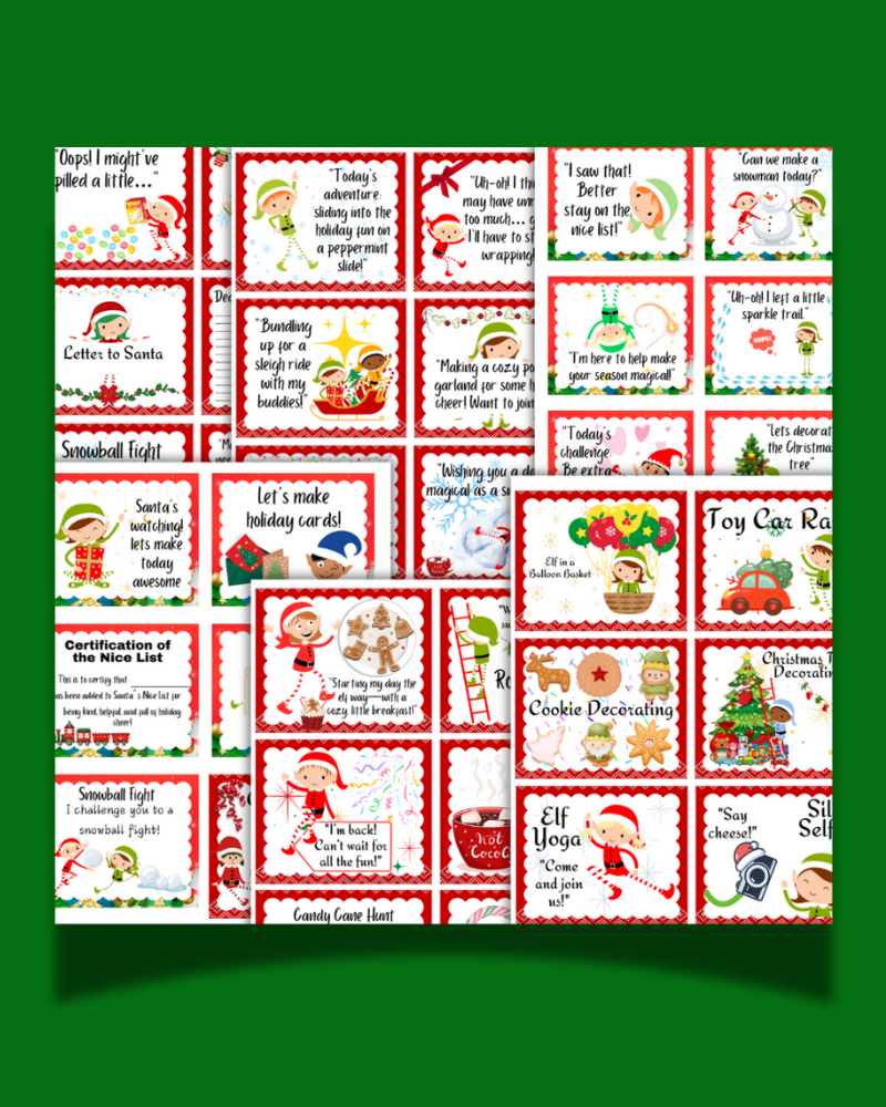 Elf Activities Printable Bundle