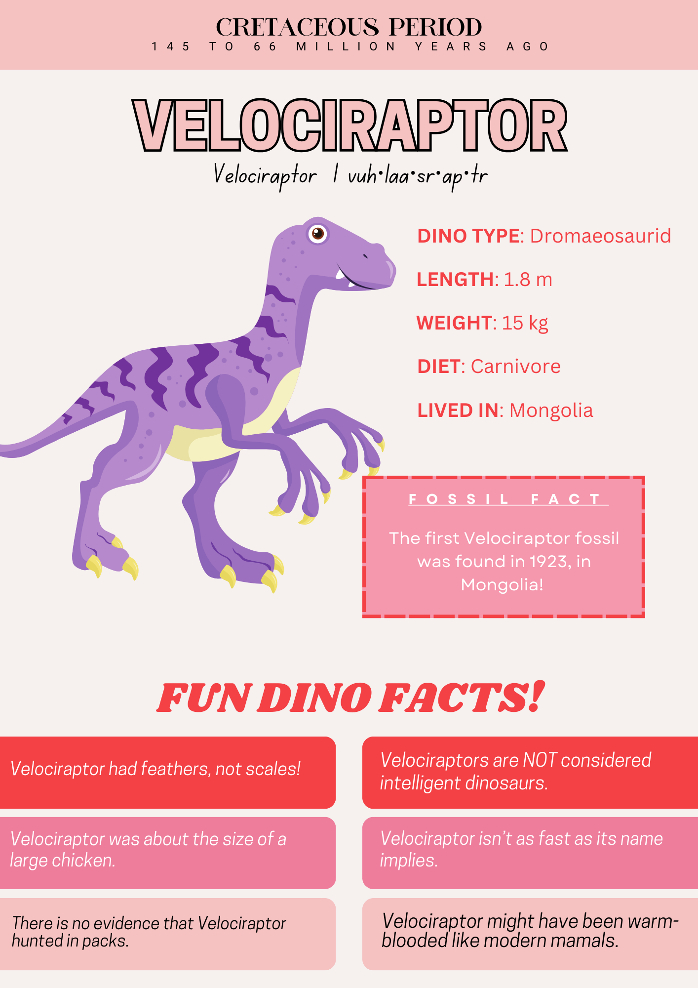 Let's Study Dinosaurs Printable Book