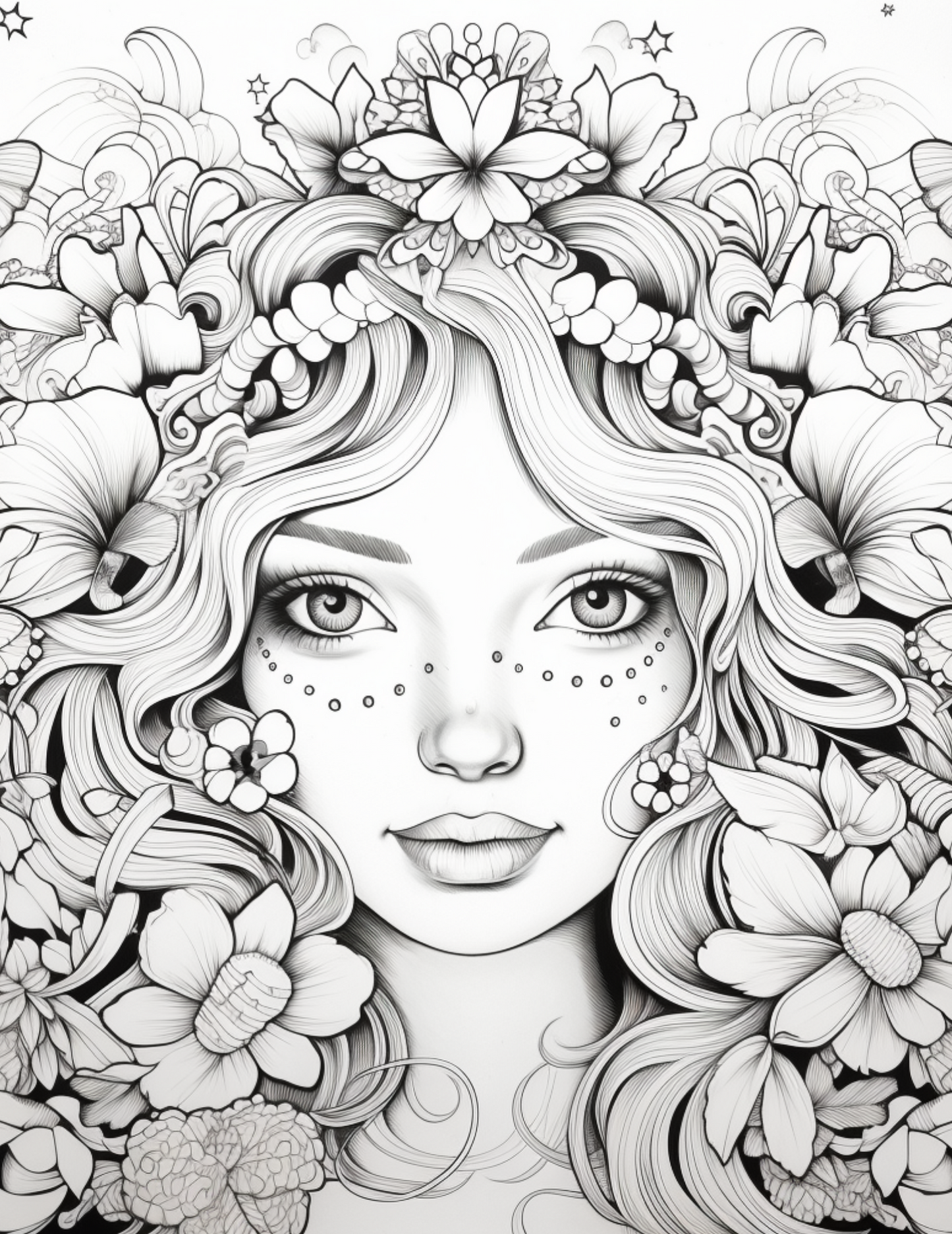 teen girl coloring pages, flower coloring pages