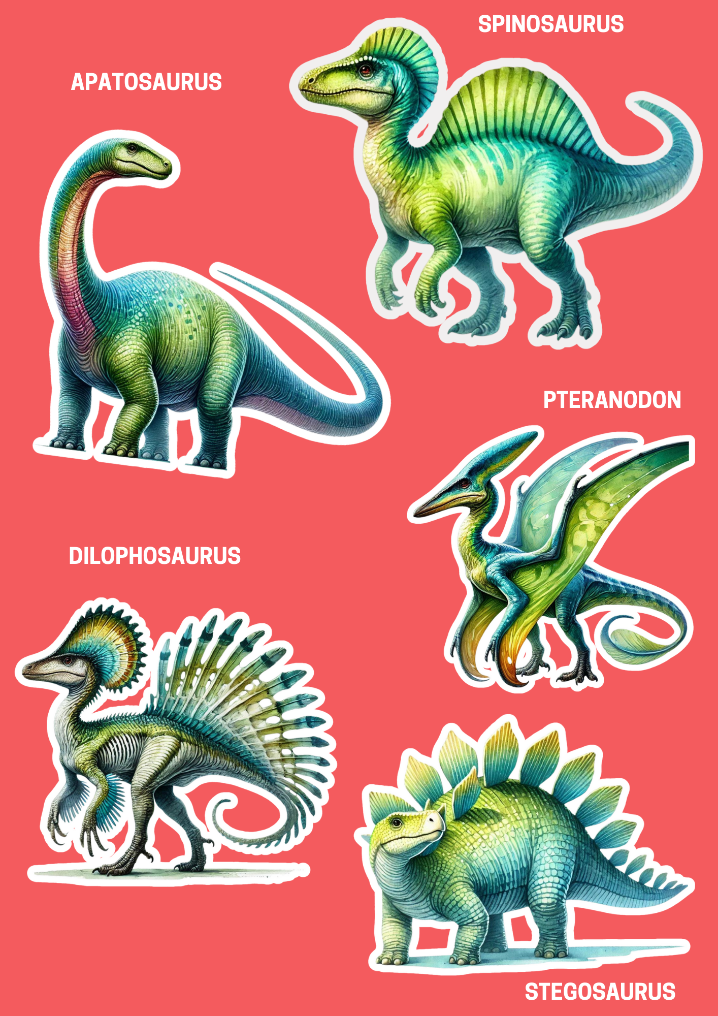 Let's Study Dinosaurs Printable Book