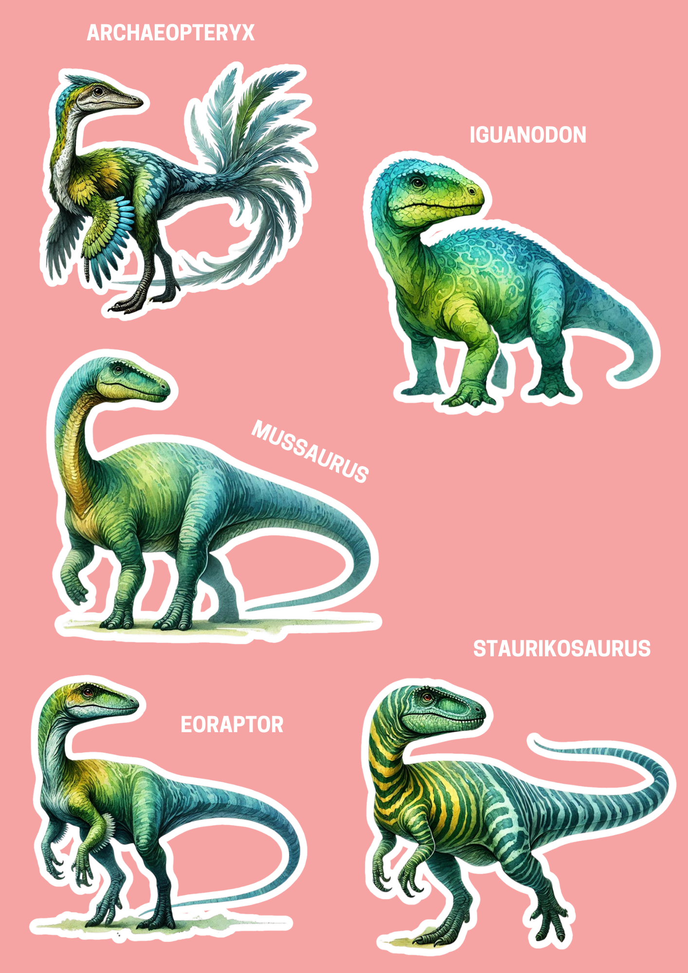 Let's Study Dinosaurs Printable Book