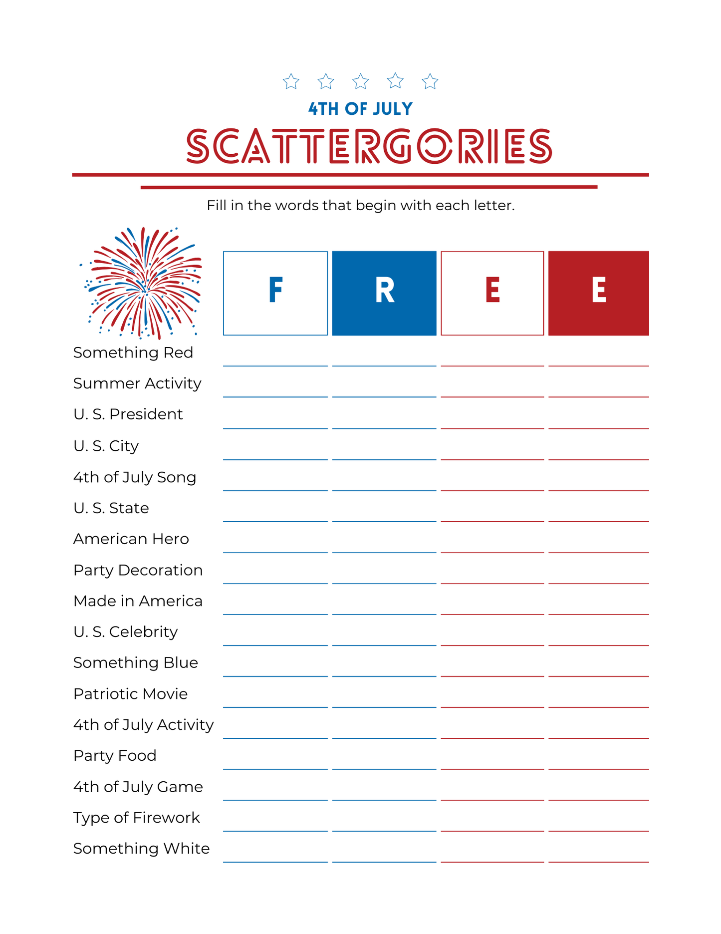 July 4th printable activity pack for kids funn printables including word search, learn the USA landmarks, connect the dots, color the fireworks, find the objects and more, 42 pages total to print pdf download