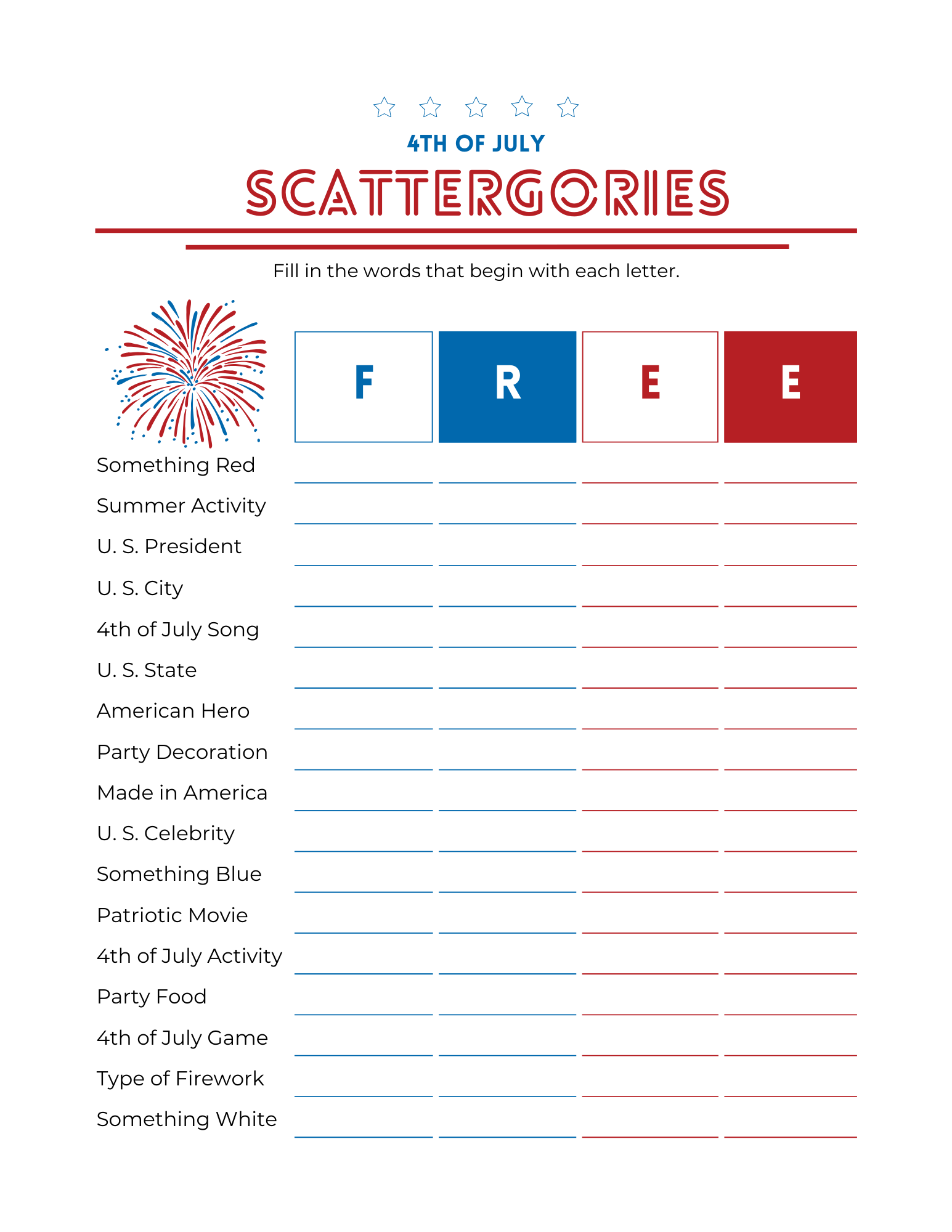 July 4th printable activity pack for kids funn printables including word search, learn the USA landmarks, connect the dots, color the fireworks, find the objects and more, 42 pages total to print pdf download