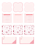 2024 Bullet Journal Planner and Printable Planner Stickers (154 Pages Total)