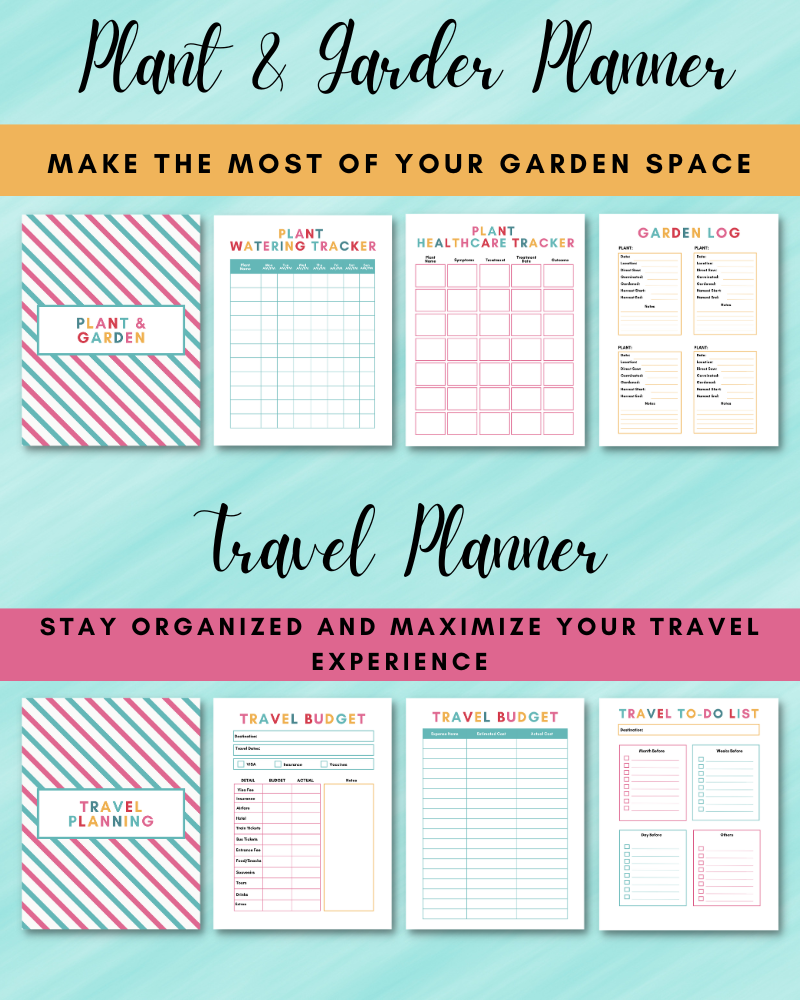 Home Management Binder - 124 Pages