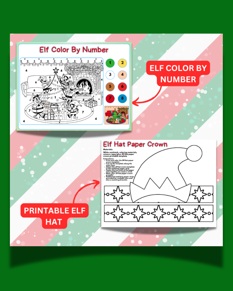 Elf Activities Printable Bundle