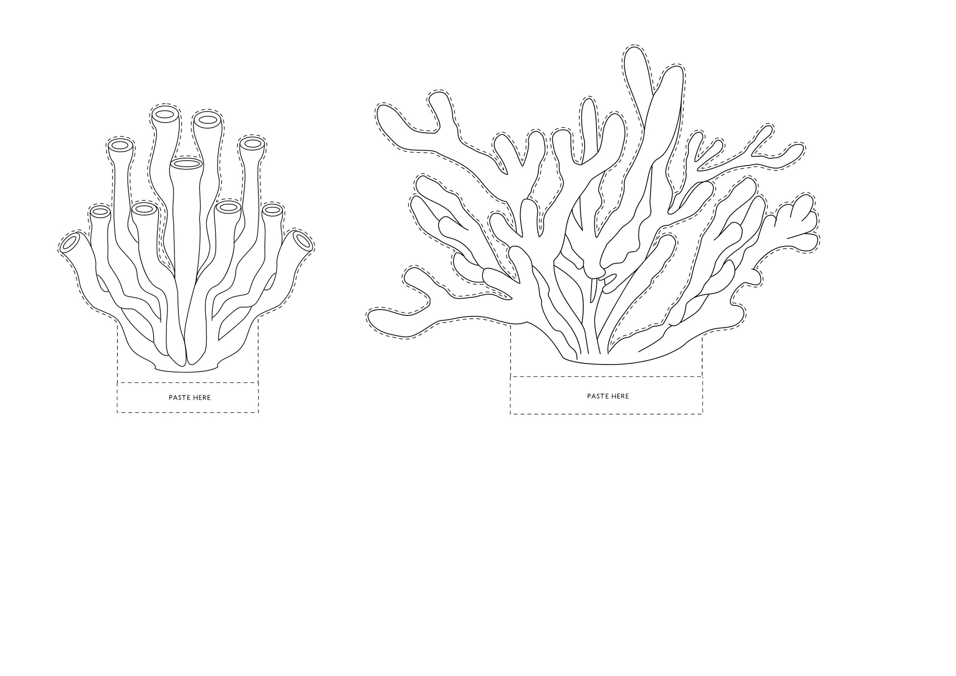 Printable Coral Reef Diorama (7 Pages) – 24hourprintables.com printable-coral-reef-diorama-7-pages-24hourprintables-com